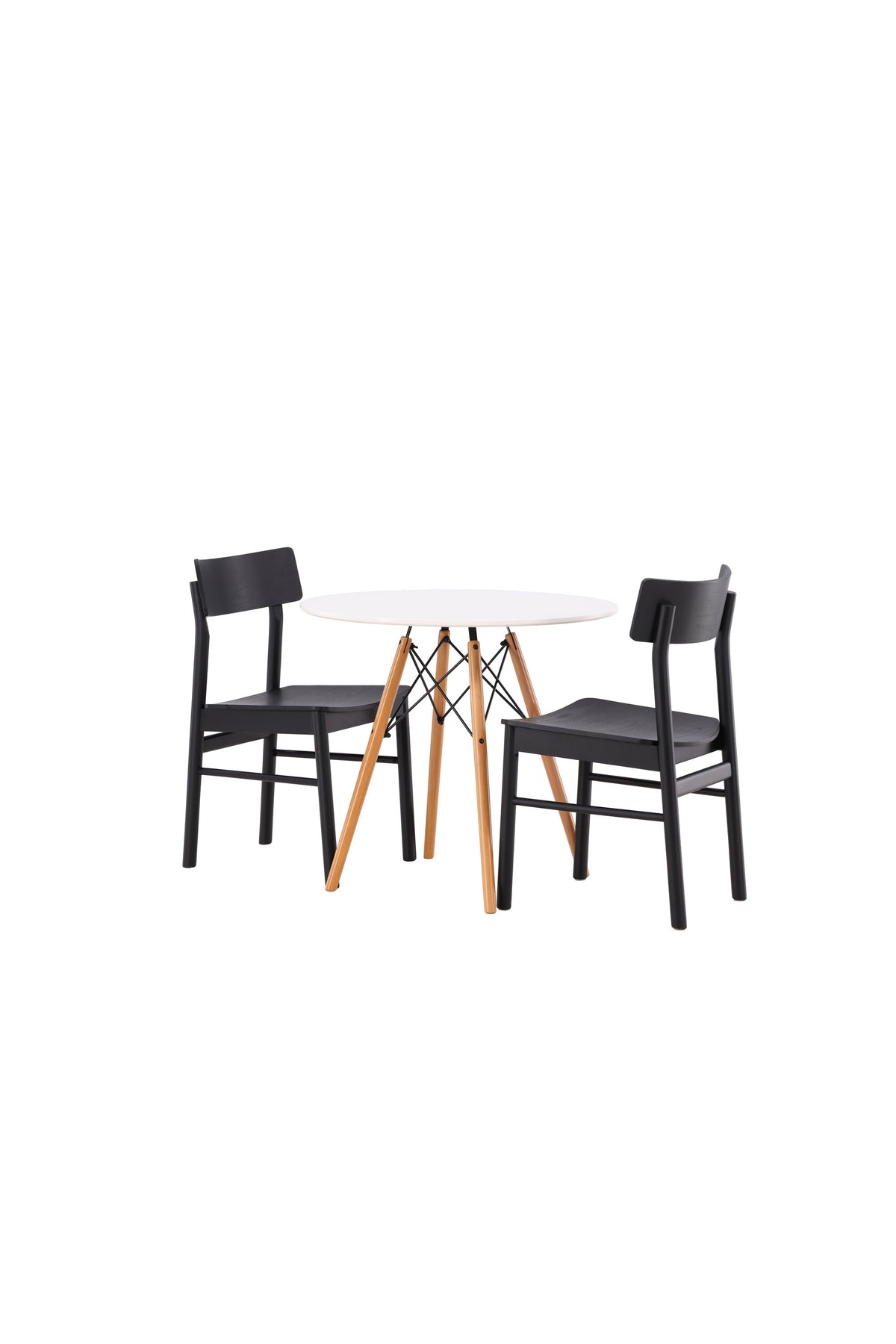 Danburi Esszimmerset + Montros ⌀60cm/2St. in Schwarz präsentiert im Onlineshop von KAQTU Design AG. Esszimmerset ist von Venture Home