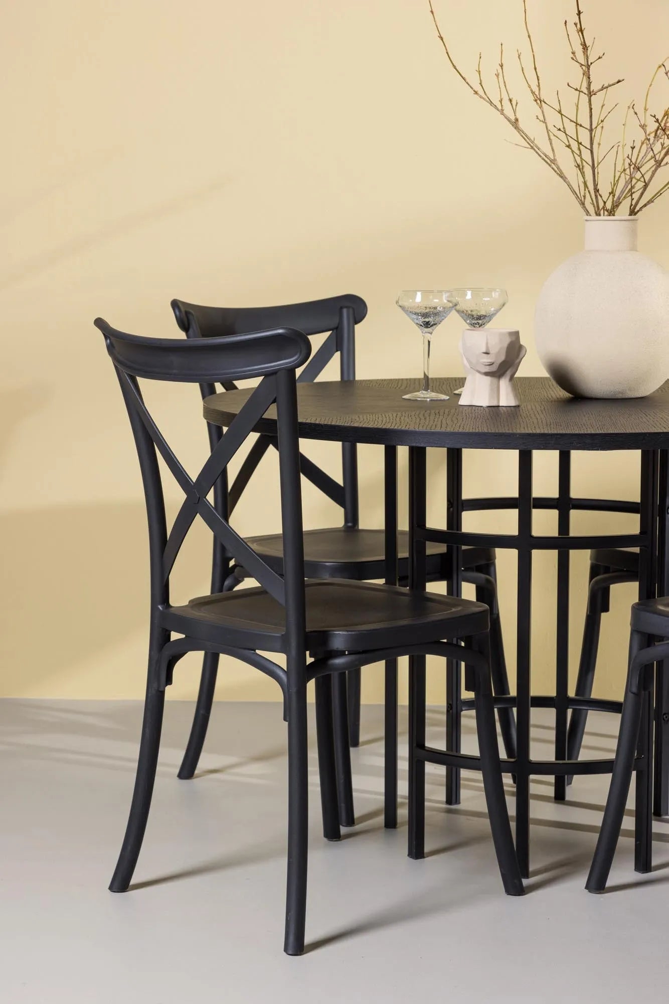 Elegantes Esszimmerset Copenhagen + Crosett für stilvolle Mahlzeiten.