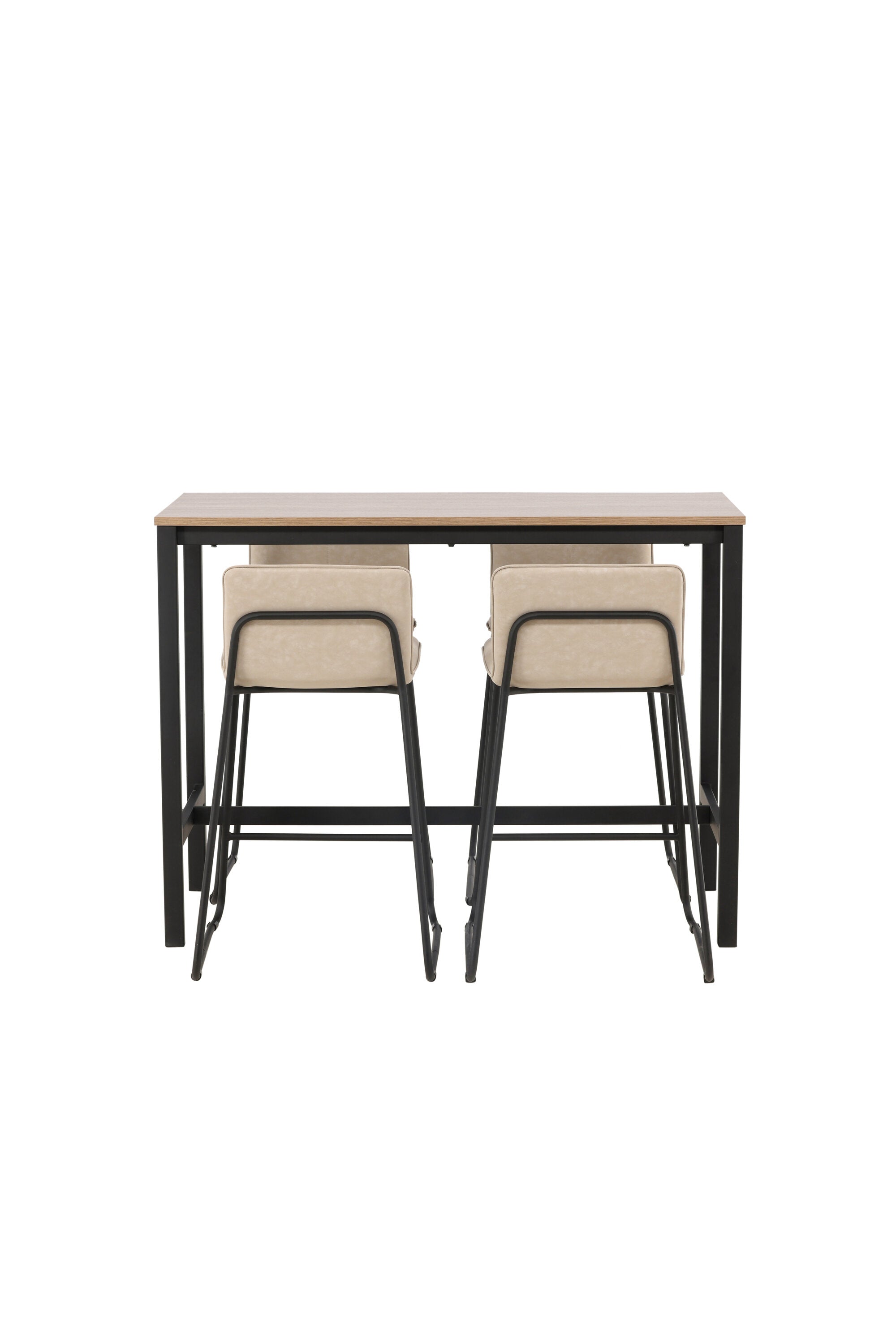 Camden Barset + Bisbee 120cm/4St. in Beige, Schwarz präsentiert im Onlineshop von KAQTU Design AG. Bartischset ist von Venture Home