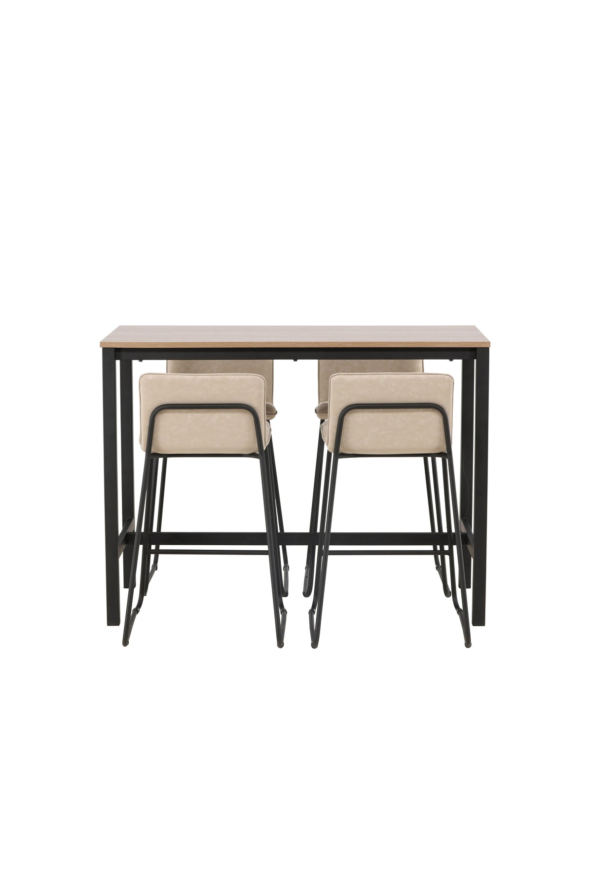 Camden Barset + Bisbee 120cm/4St. in Beige, Schwarz präsentiert im Onlineshop von KAQTU Design AG. Bartischset ist von Venture Home