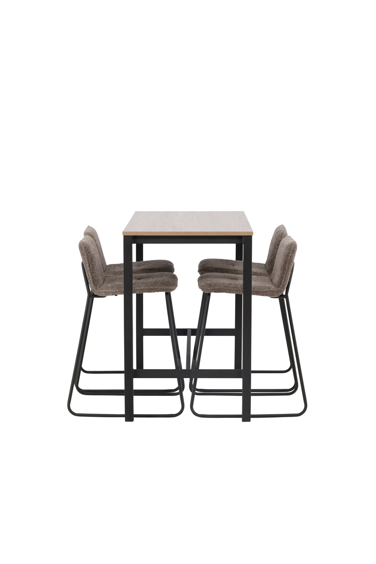 Camden Barset + Bisbee 120cm/4St. in Schwarz, Dunkelgrau präsentiert im Onlineshop von KAQTU Design AG. Bartischset ist von Venture Home
