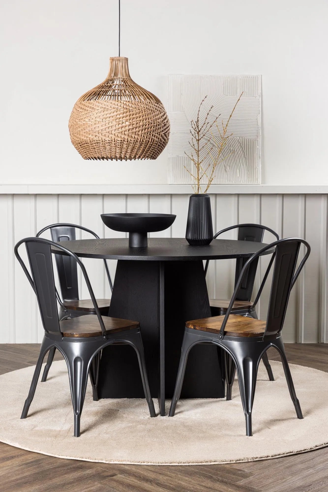Stilvolles Bootcut Esszimmerset mit Tempe Tisch von Venture Home.