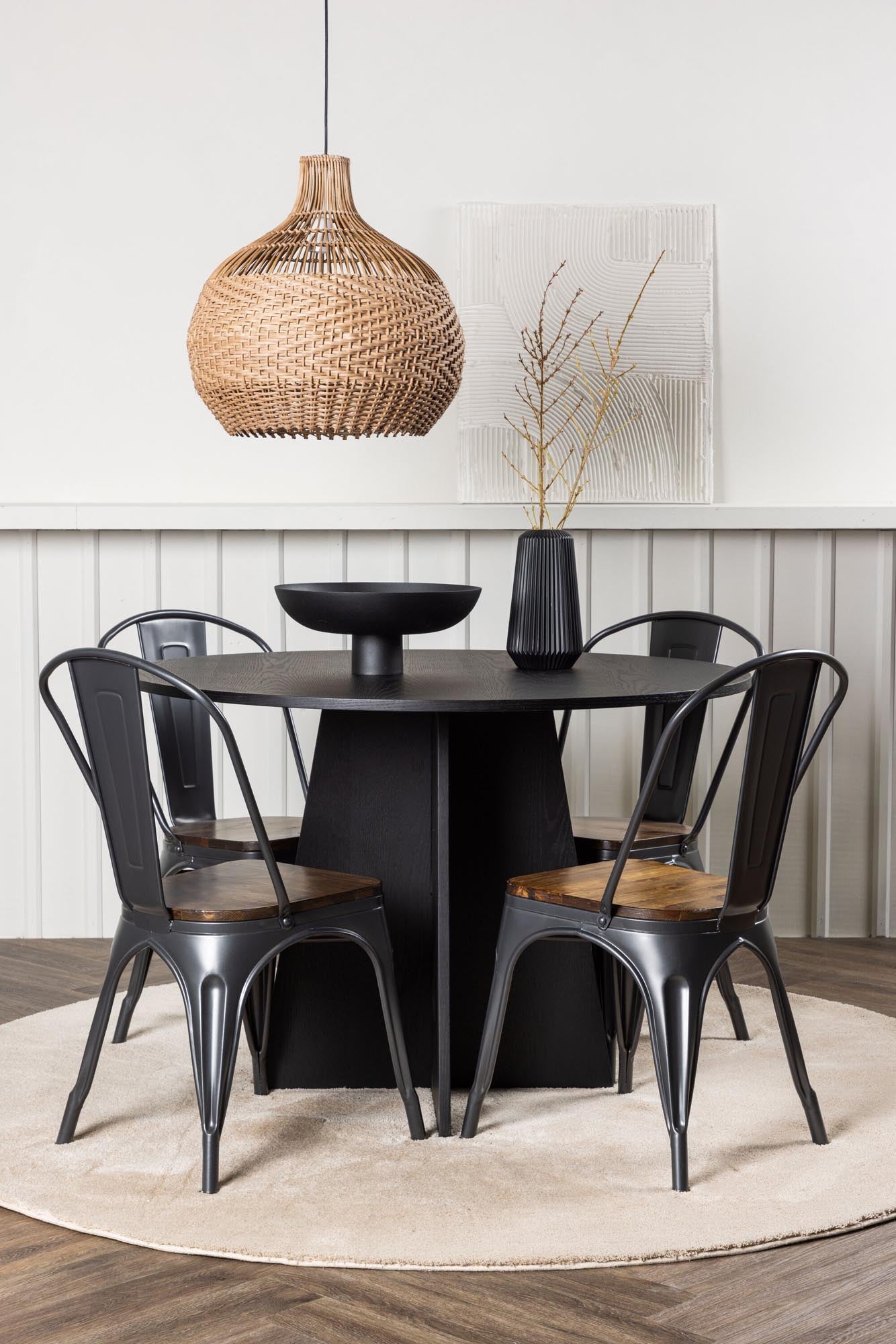 Stilvolles Bootcut Esszimmerset mit Tempe Tisch von Venture Home.