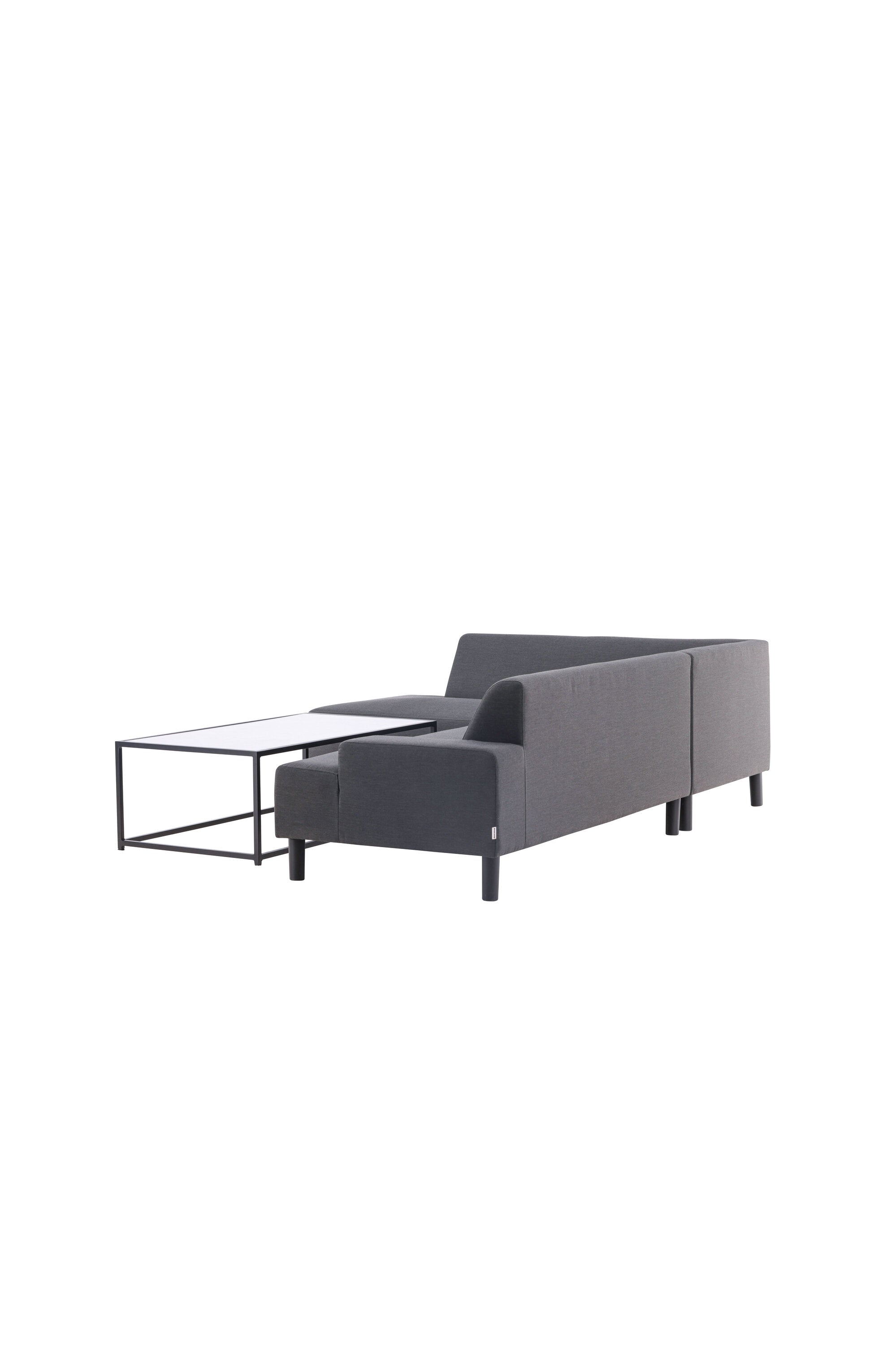 Mekka Sofa Outdoorset 124cm in Anthrazit präsentiert im Onlineshop von KAQTU Design AG. Loungeset ist von Venture Home