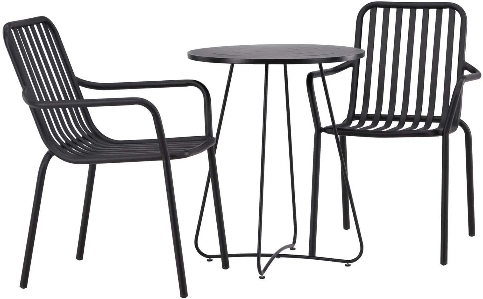 Robustes Bacong Tischset ⌀60cm für stilvolle Gartenmomente.