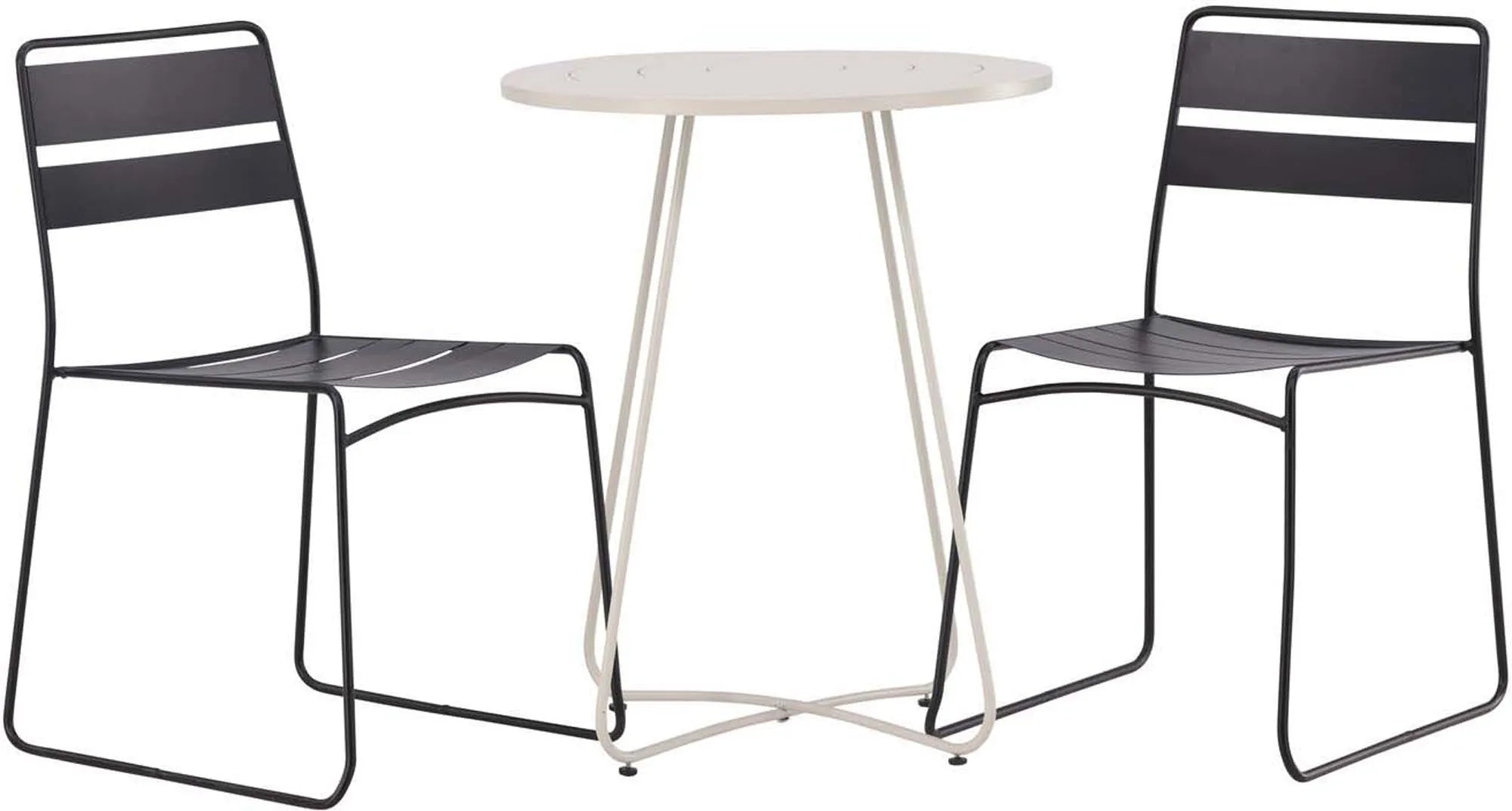 Elegantes Bacong Set: Stilvoller Tisch & Lina-Stühle für moderne Outdoor-Gemütlichkeit.