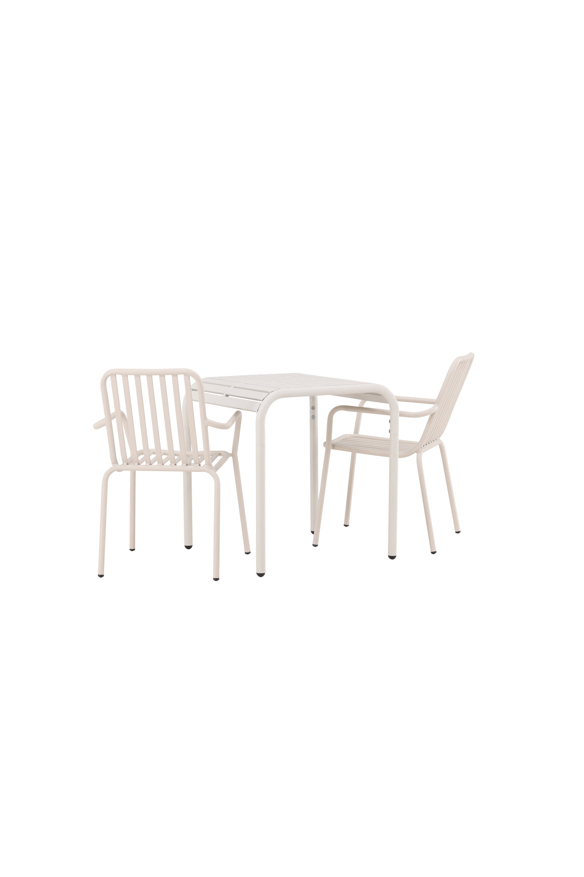Borneo Outdoor-Tischset + Peking 70cm/2St. in Beige präsentiert im Onlineshop von KAQTU Design AG. Gartentischset ist von Venture Home
