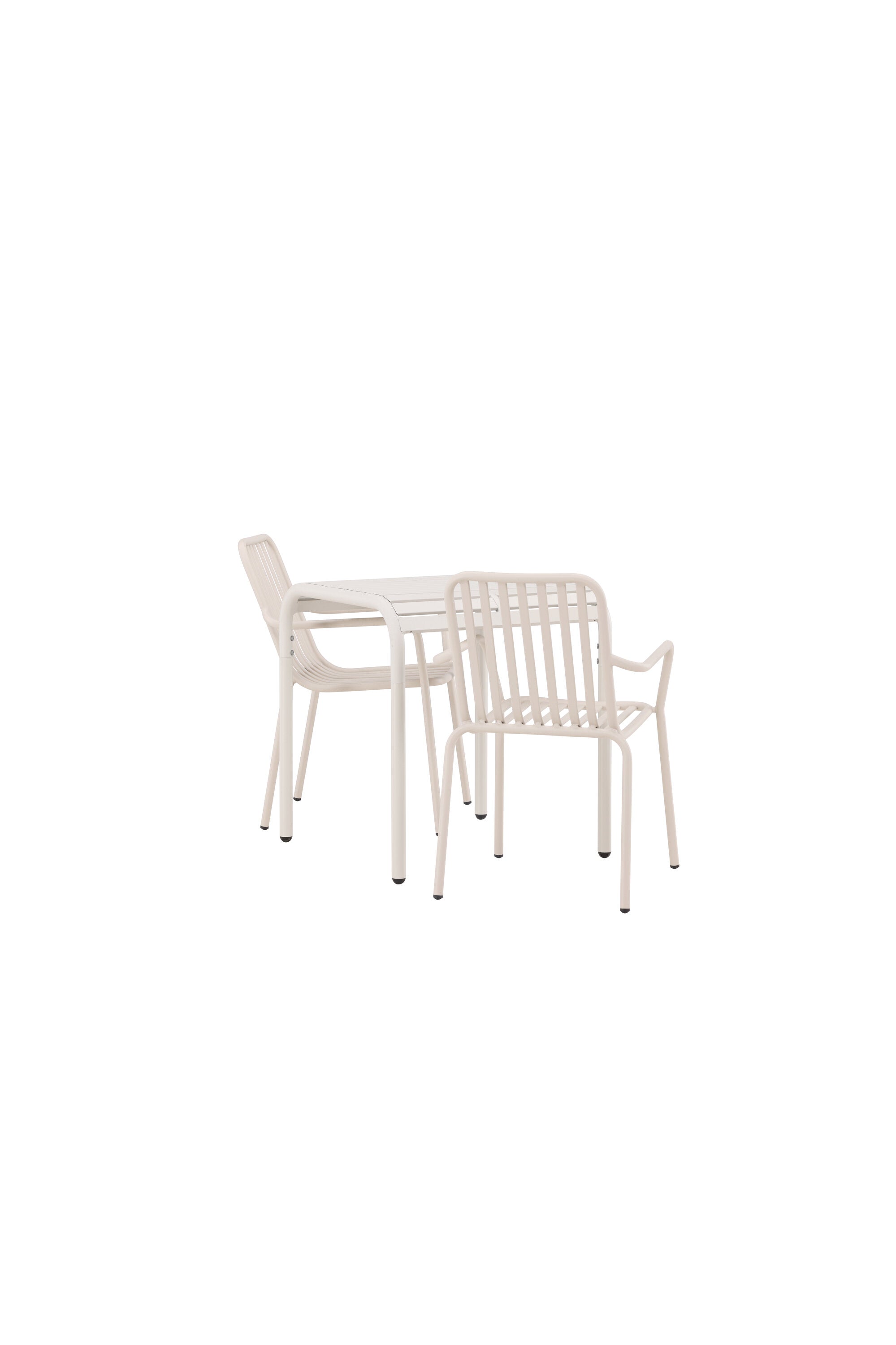 Borneo Outdoor-Tischset + Peking 70cm/2St. in Beige präsentiert im Onlineshop von KAQTU Design AG. Gartentischset ist von Venture Home