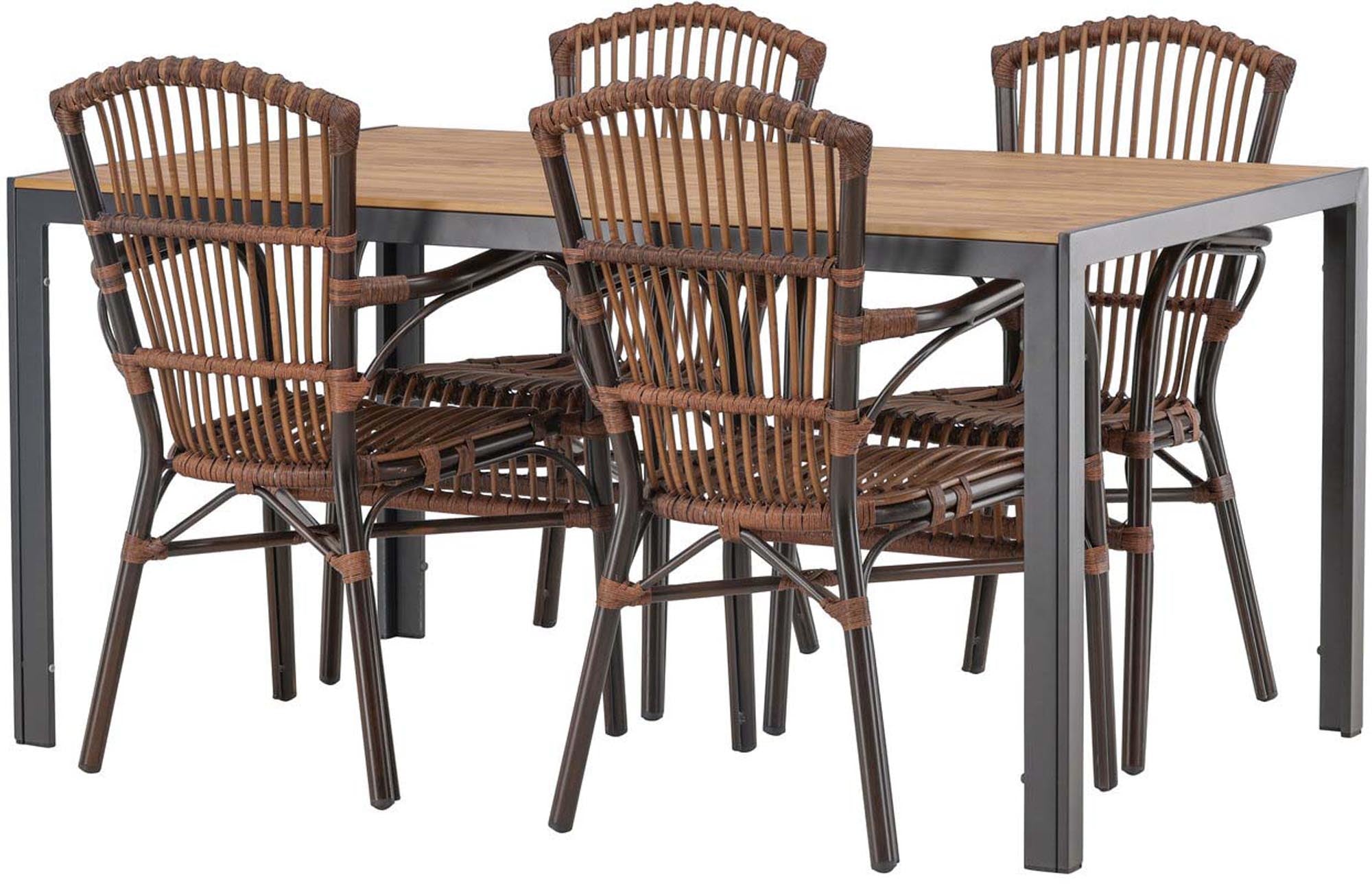 Erleben Sie stilvolle Momente im Freien mit dem Break Outdoor-Tischset von Venture Home – elegantes Design, robuste Materialien und optimaler Komfort.