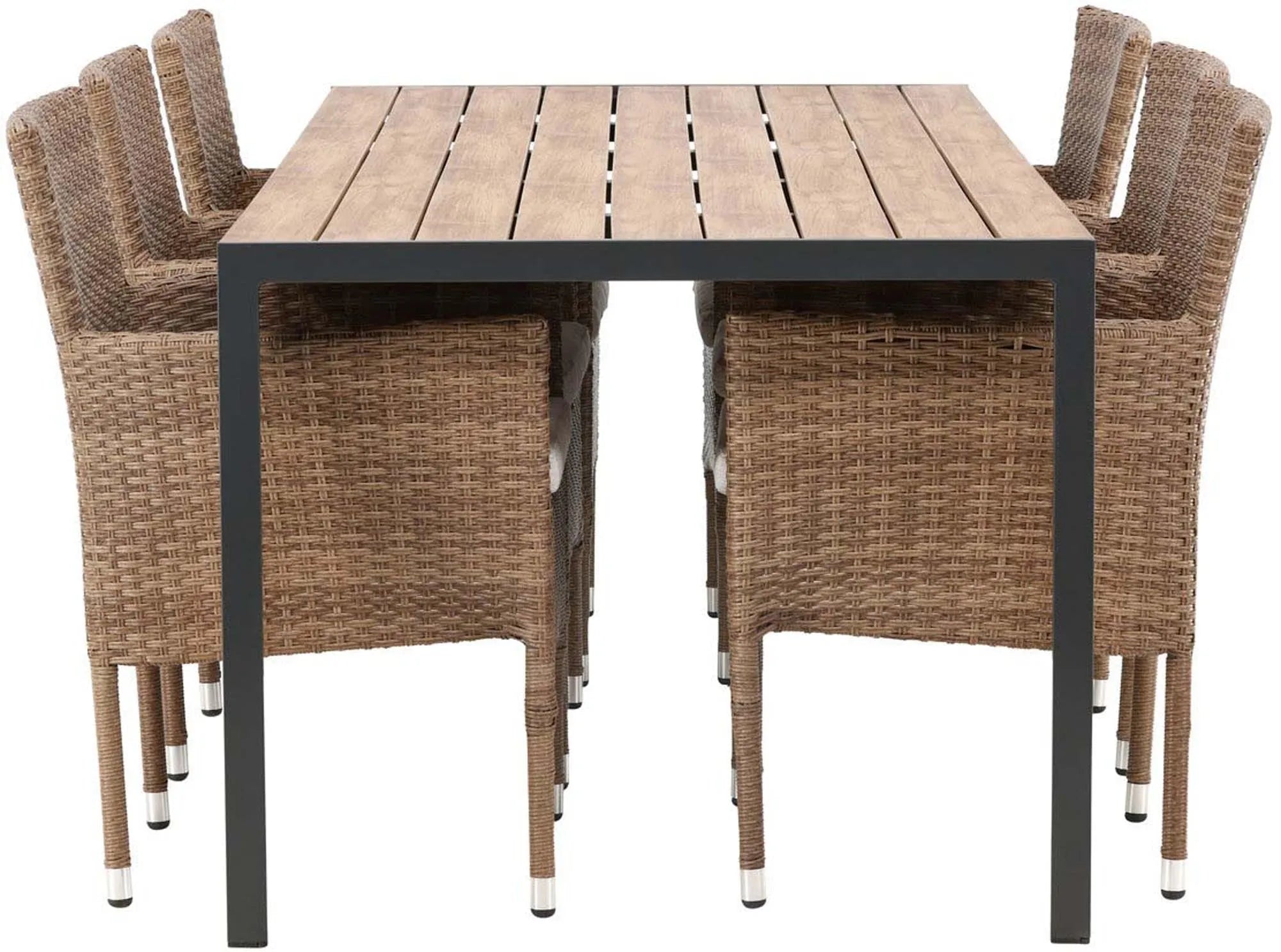 Robustes Outdoor-Tischset für unvergessliche Gartenmomente.