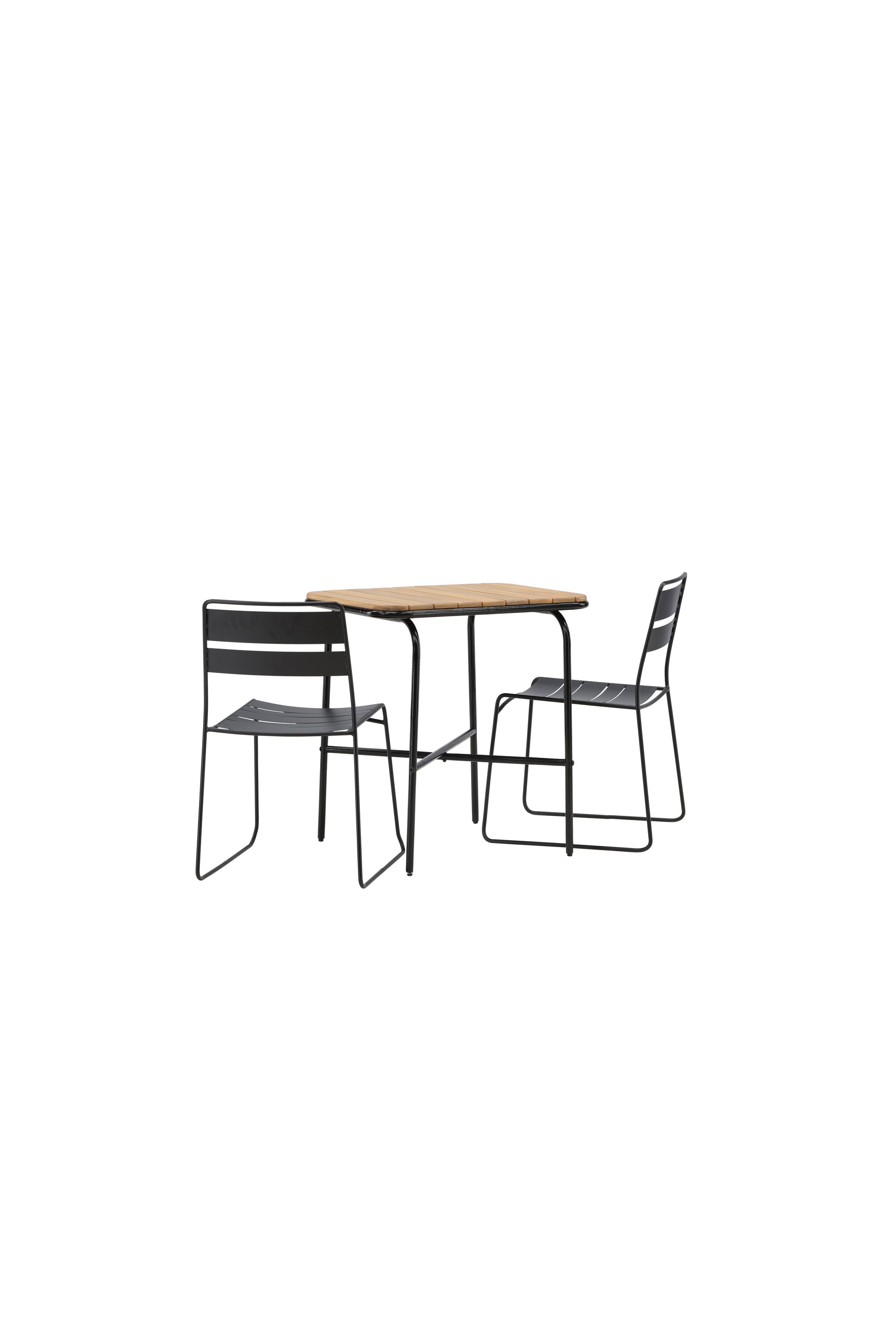 Holmbeck Outdoor-Tischset Lina 70cm/2St. in Schwarz präsentiert im Onlineshop von KAQTU Design AG. Gartentischset ist von Venture Home