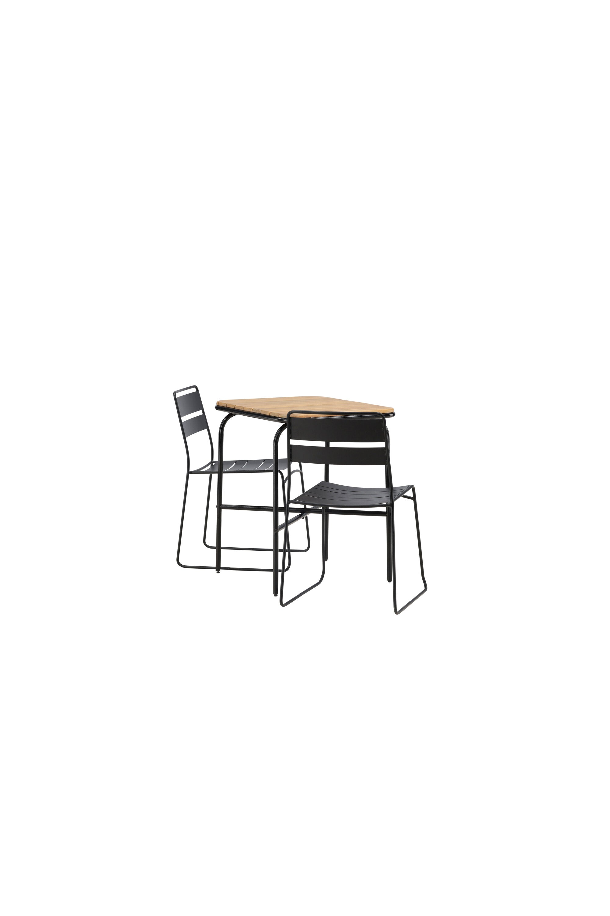 Holmbeck Outdoor-Tischset Lina 70cm/2St. in Schwarz präsentiert im Onlineshop von KAQTU Design AG. Gartentischset ist von Venture Home