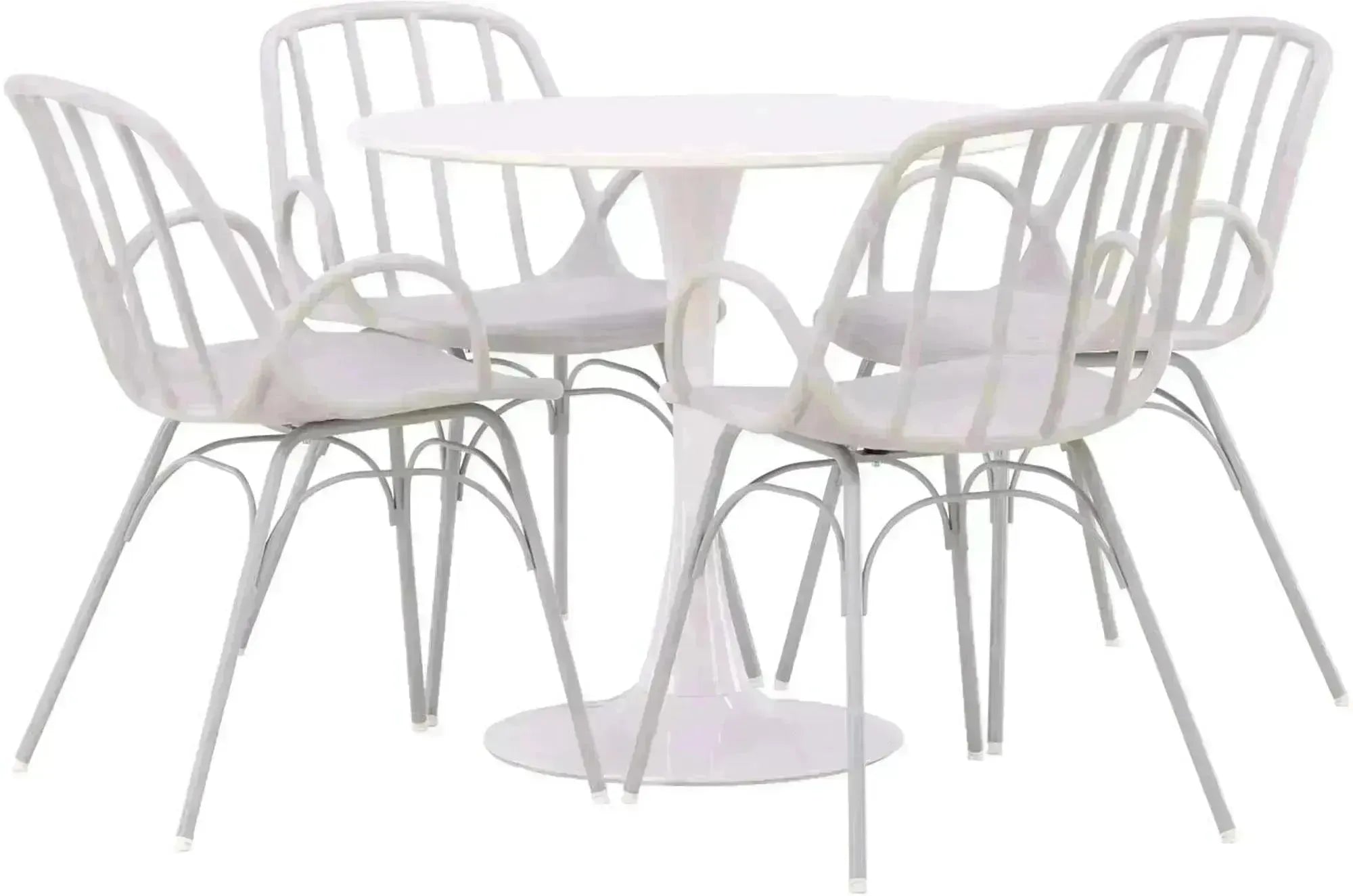 Stilvolles Hamden Set mit Dyrön Tisch, ideal für kleine Räume.