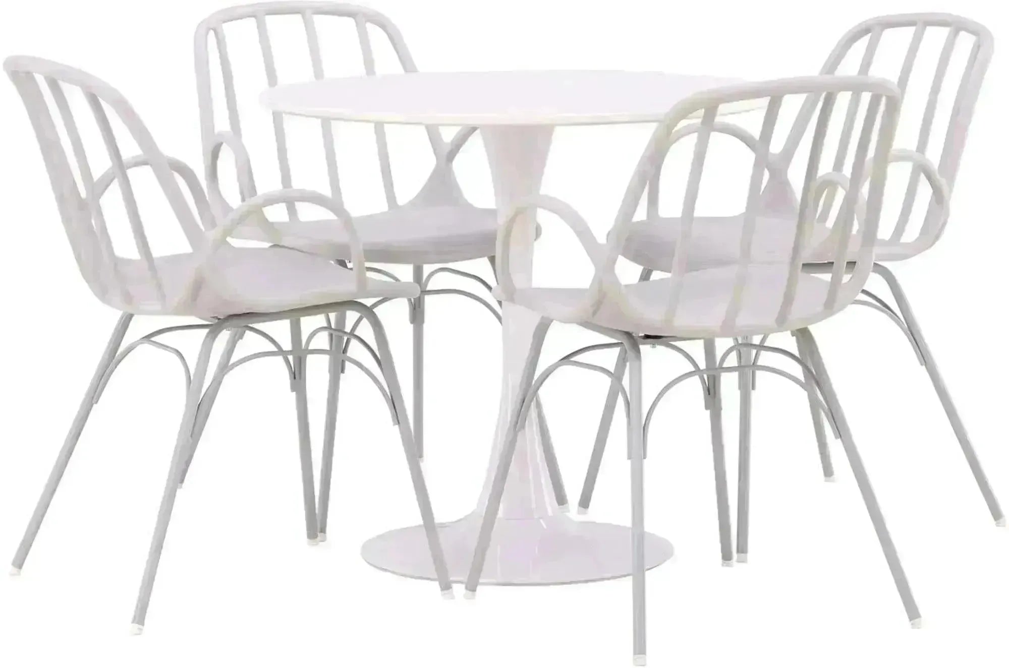 Stilvolles Hamden Set mit Dyrön Tisch, ideal für kleine Räume.