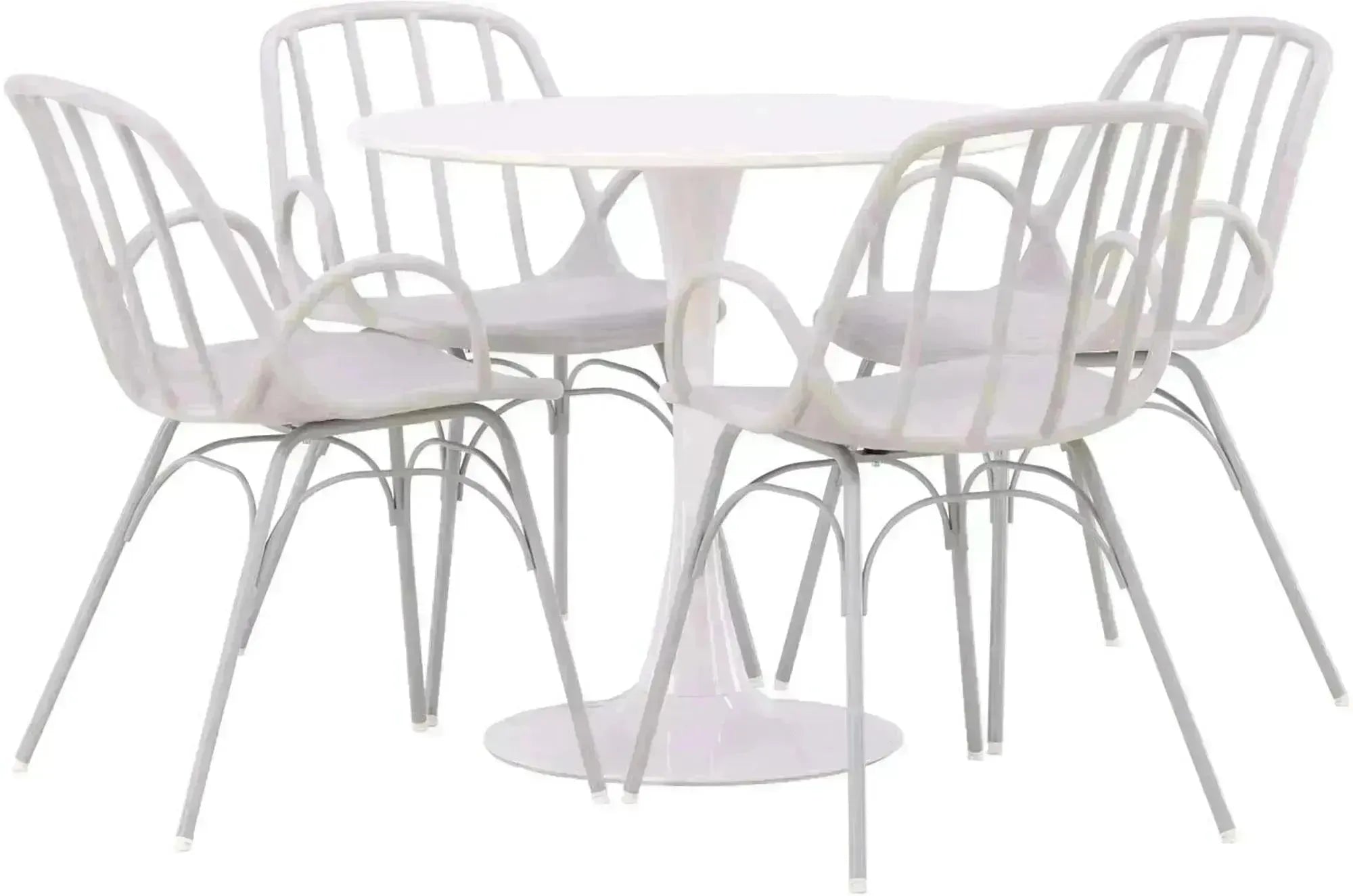Stilvolles Hamden Set mit Dyrön Tisch, ideal für kleine Räume.