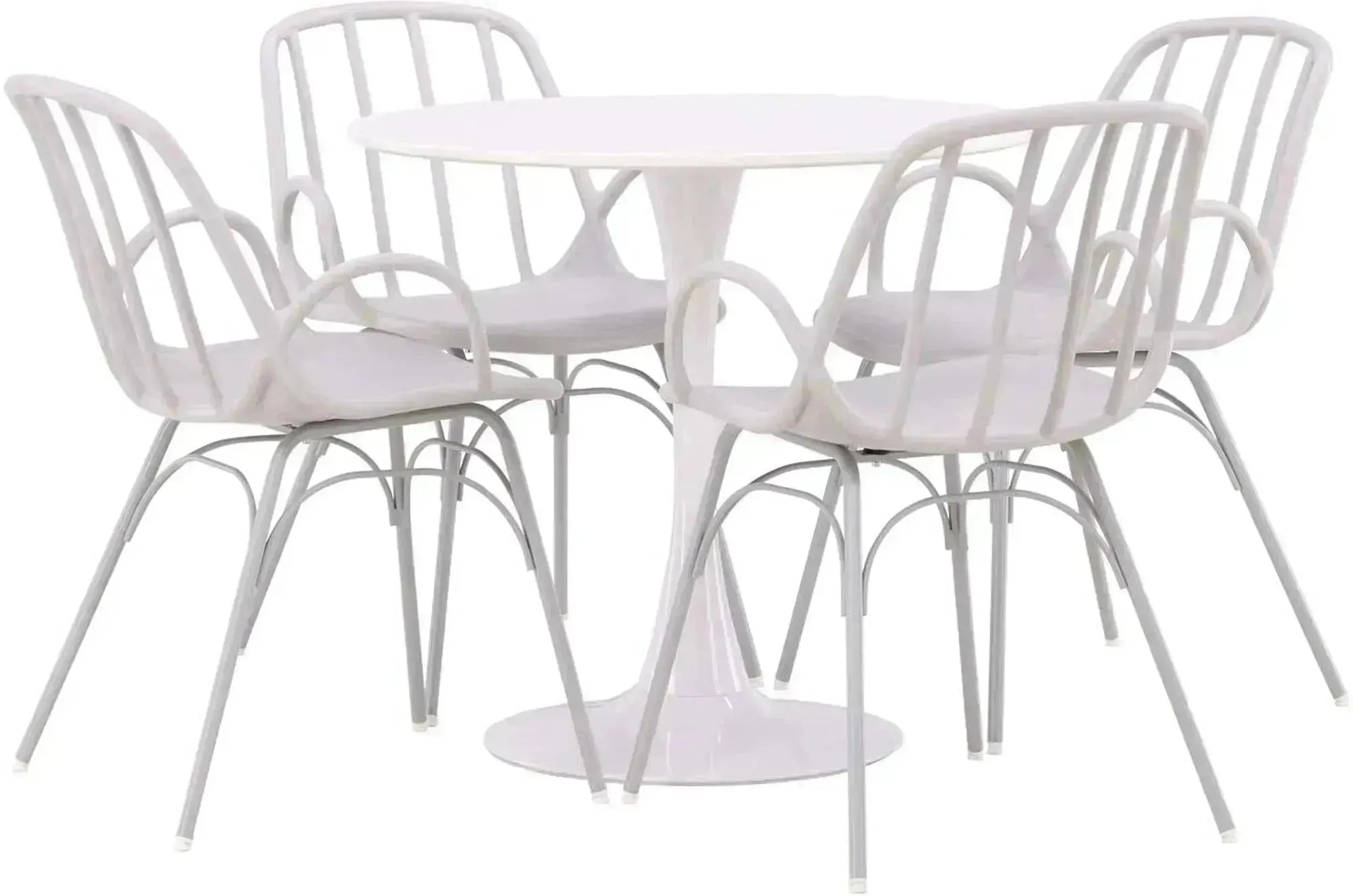 Stilvolles Hamden Set mit Dyrön Tisch, ideal für kleine Räume.