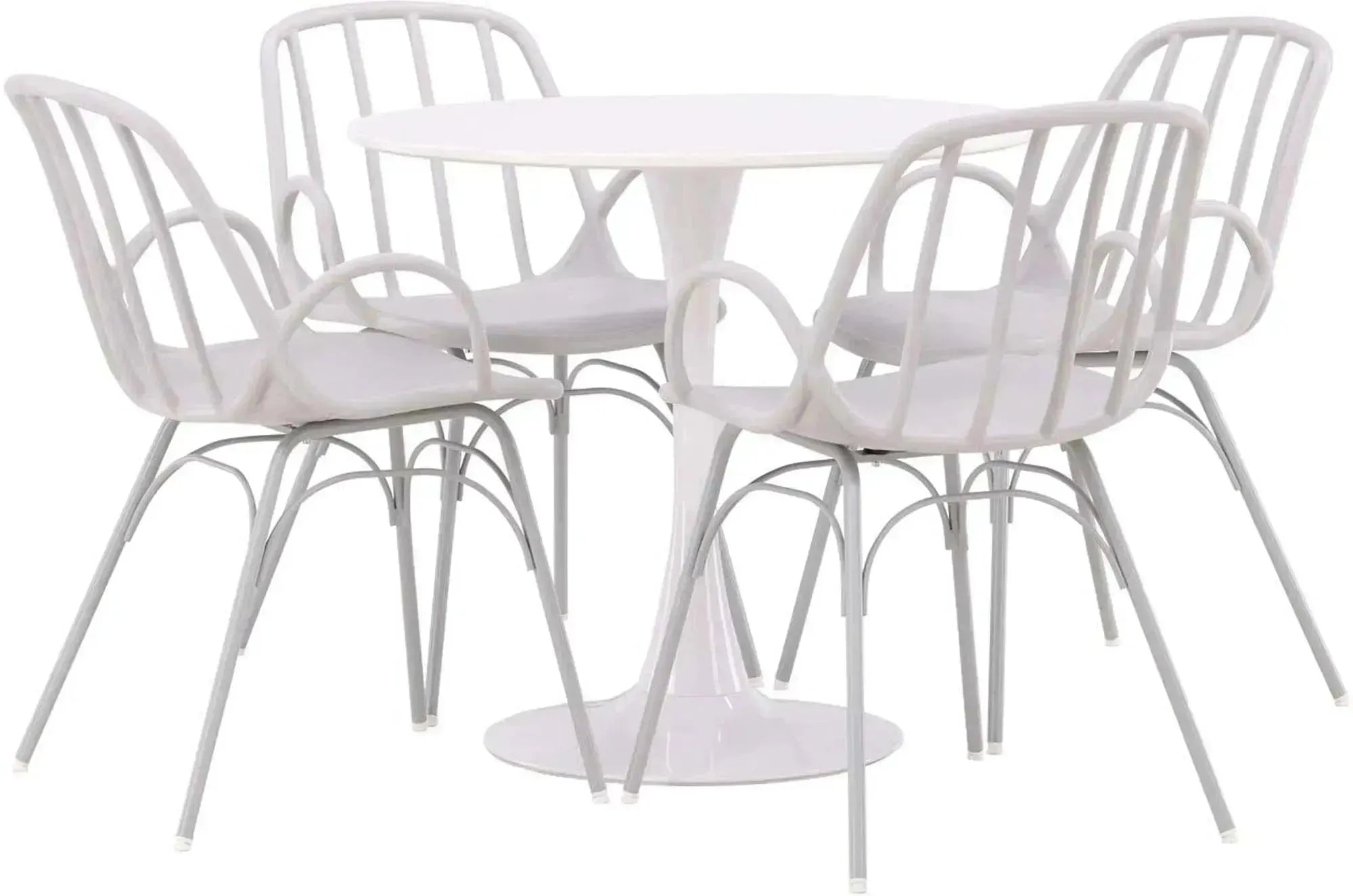Stilvolles Hamden Set mit Dyrön Tisch, ideal für kleine Räume.