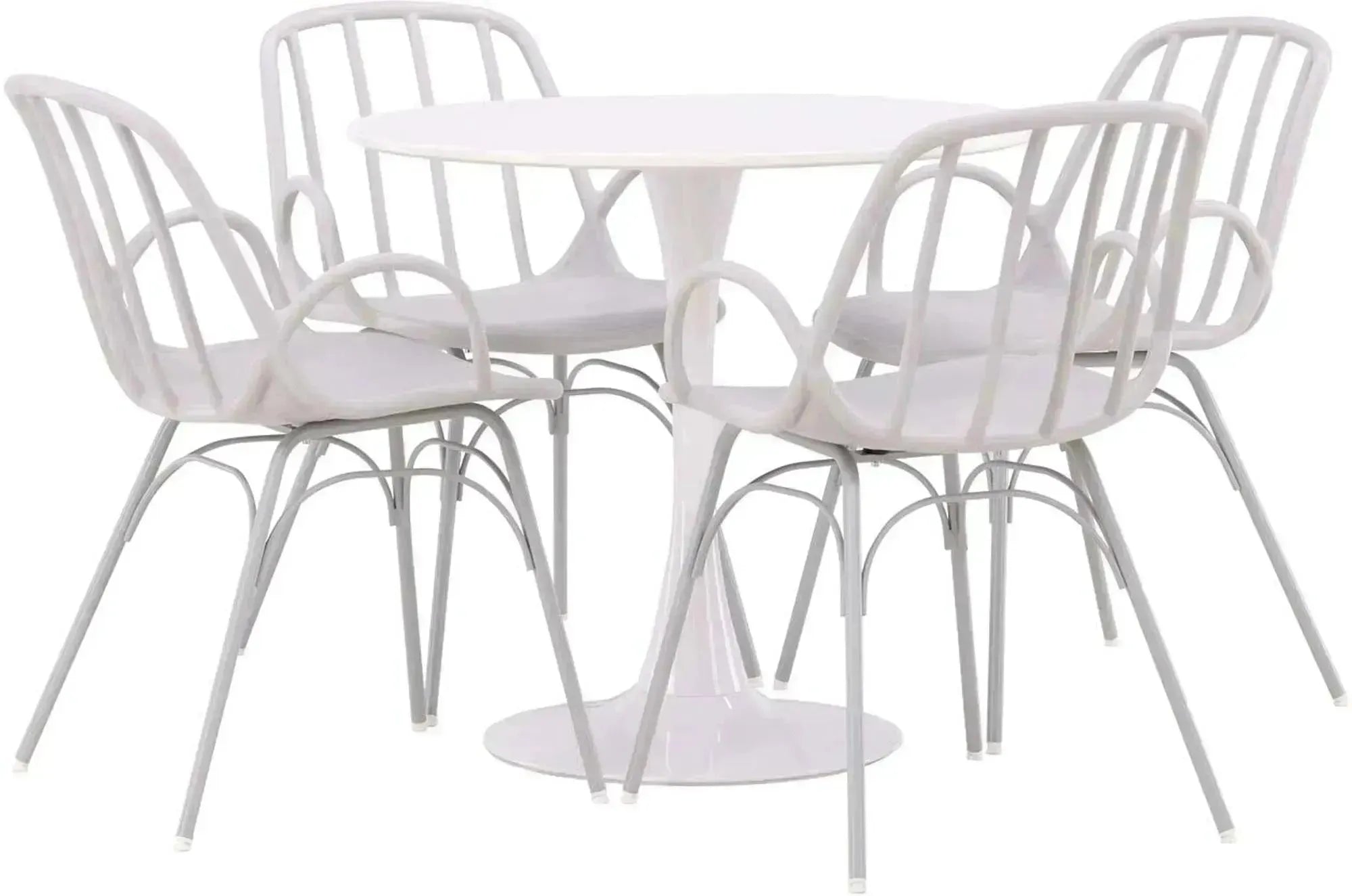 Stilvolles Hamden Set mit Dyrön Tisch, ideal für kleine Räume.