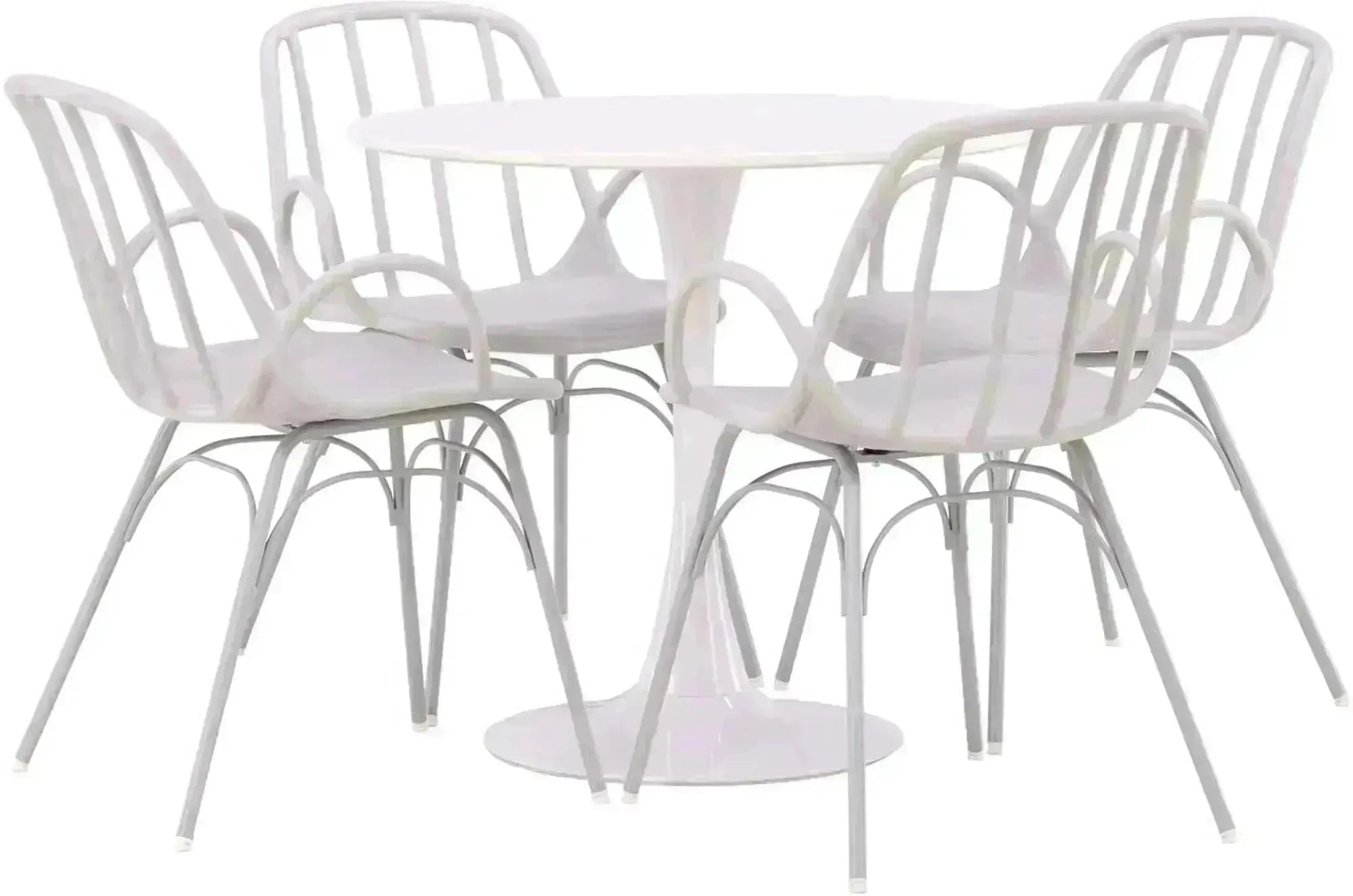 Stilvolles Hamden Set mit Dyrön Tisch, ideal für kleine Räume.
