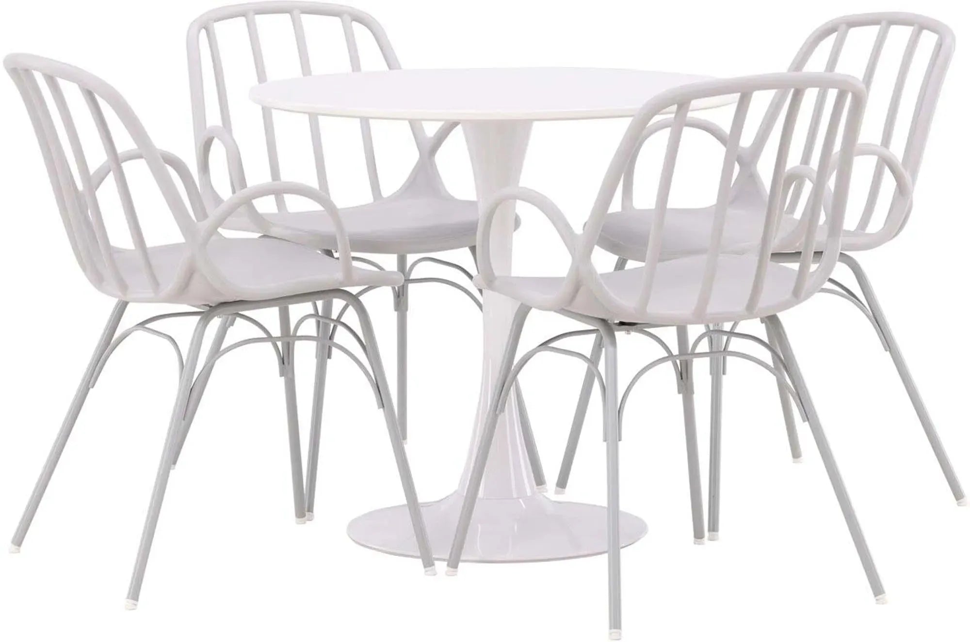 Stilvolles Hamden Set mit Dyrön Tisch, ideal für kleine Räume.