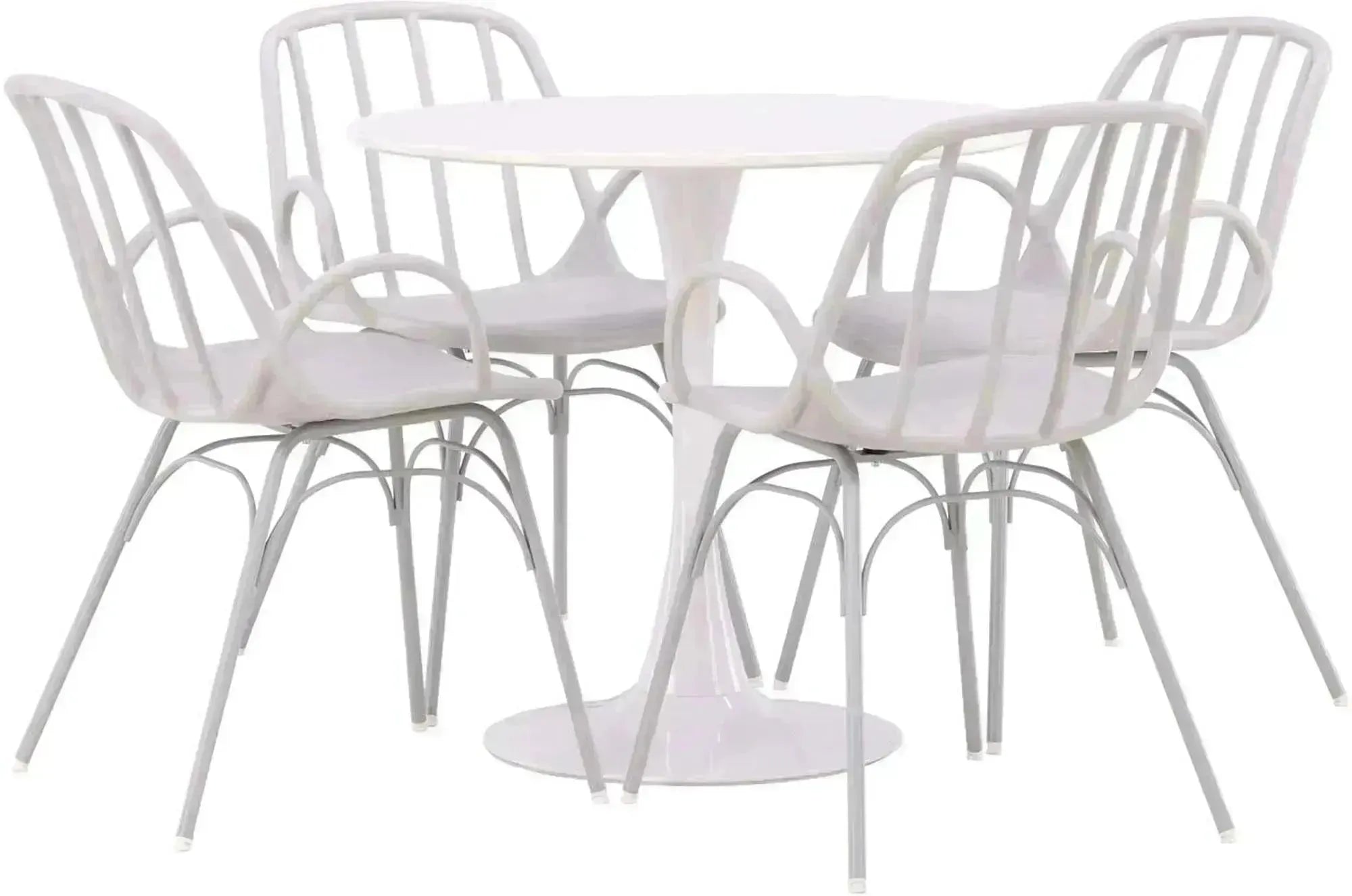 Stilvolles Hamden Set mit Dyrön Tisch, ideal für kleine Räume.