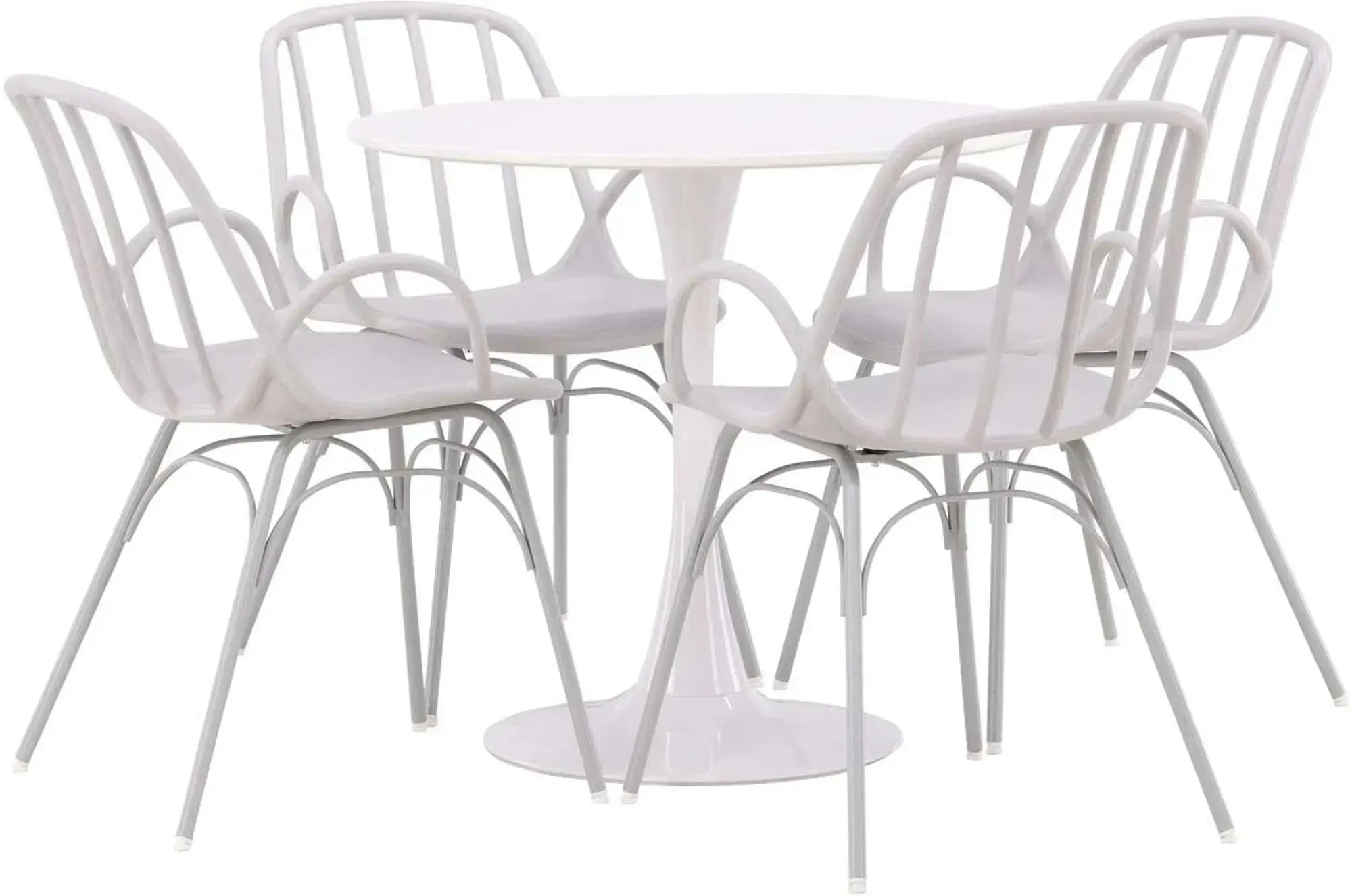 Stilvolles Hamden Set mit Dyrön Tisch, ideal für kleine Räume.