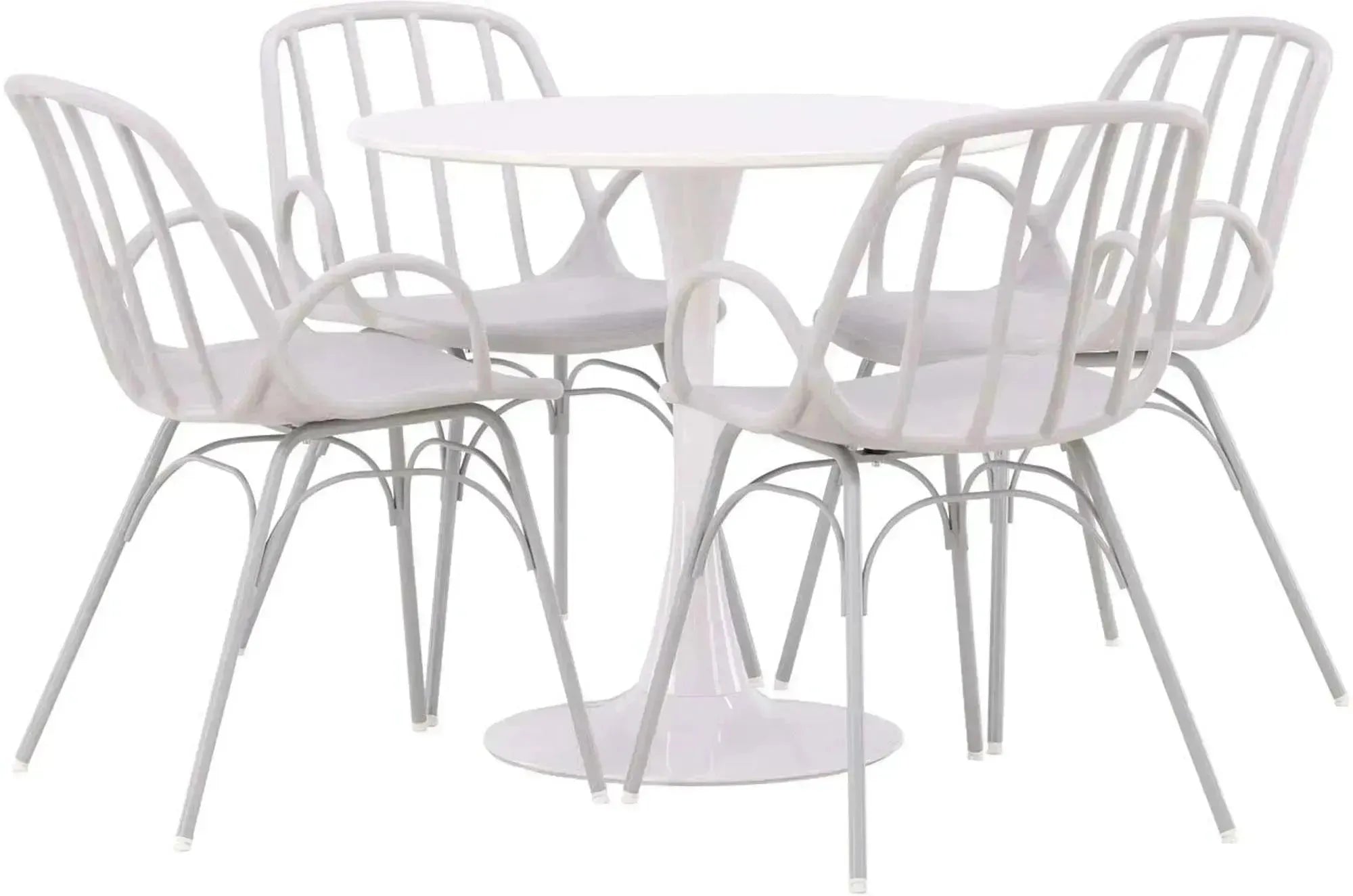 Stilvolles Hamden Set mit Dyrön Tisch, ideal für kleine Räume.