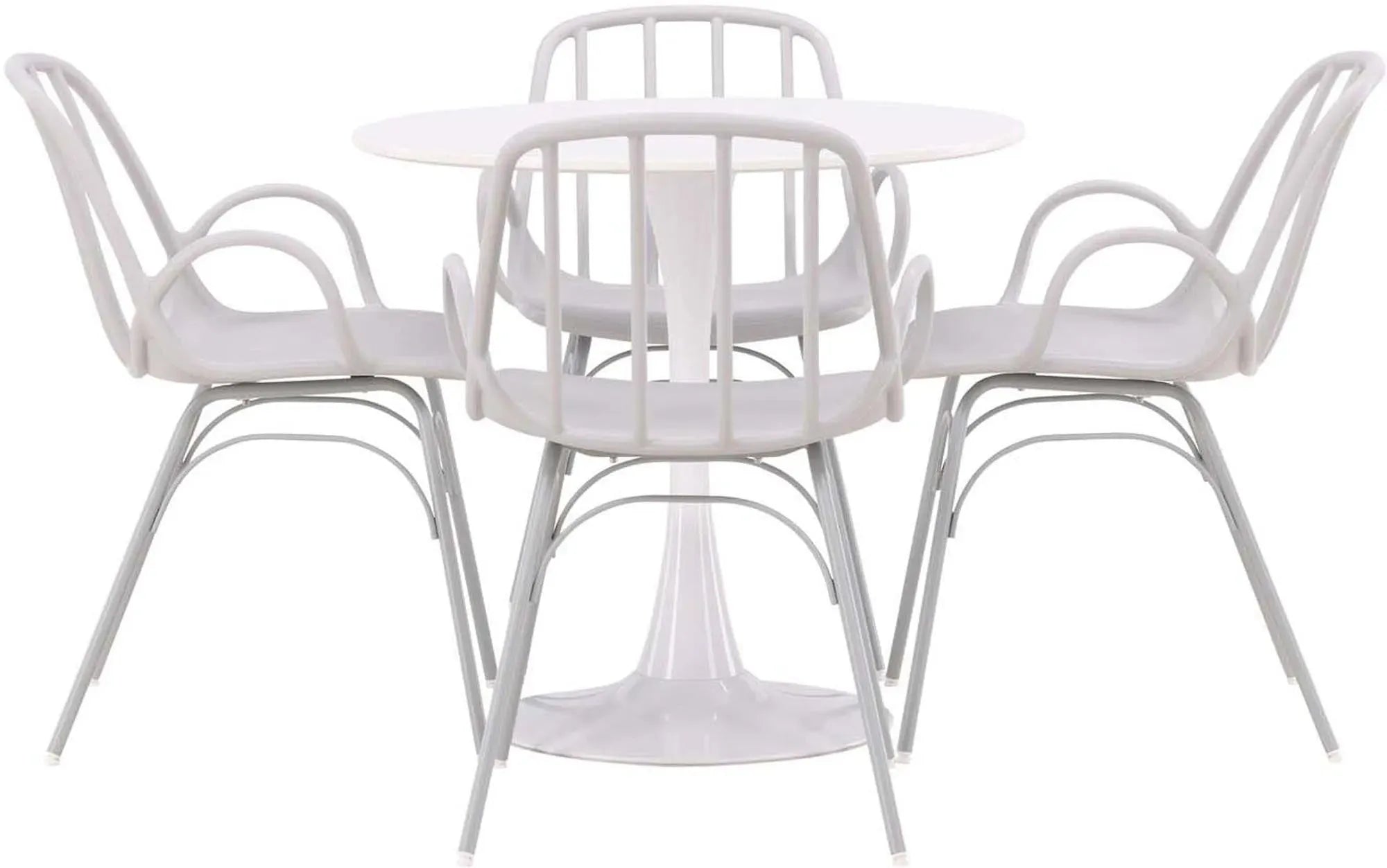Stilvolles Hamden Set mit Dyrön Tisch, ideal für kleine Räume.