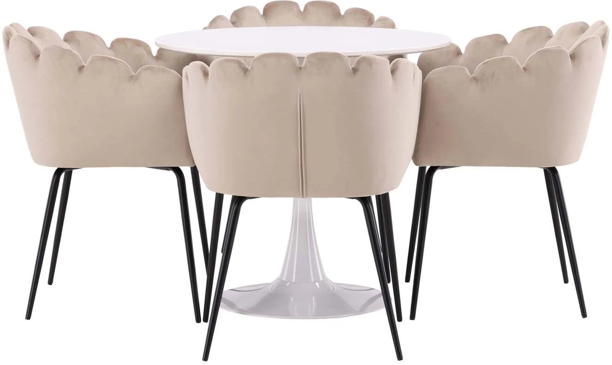 Stilvolles Hamden Esszimmerset mit Limhamn Tisch von Venture Home.