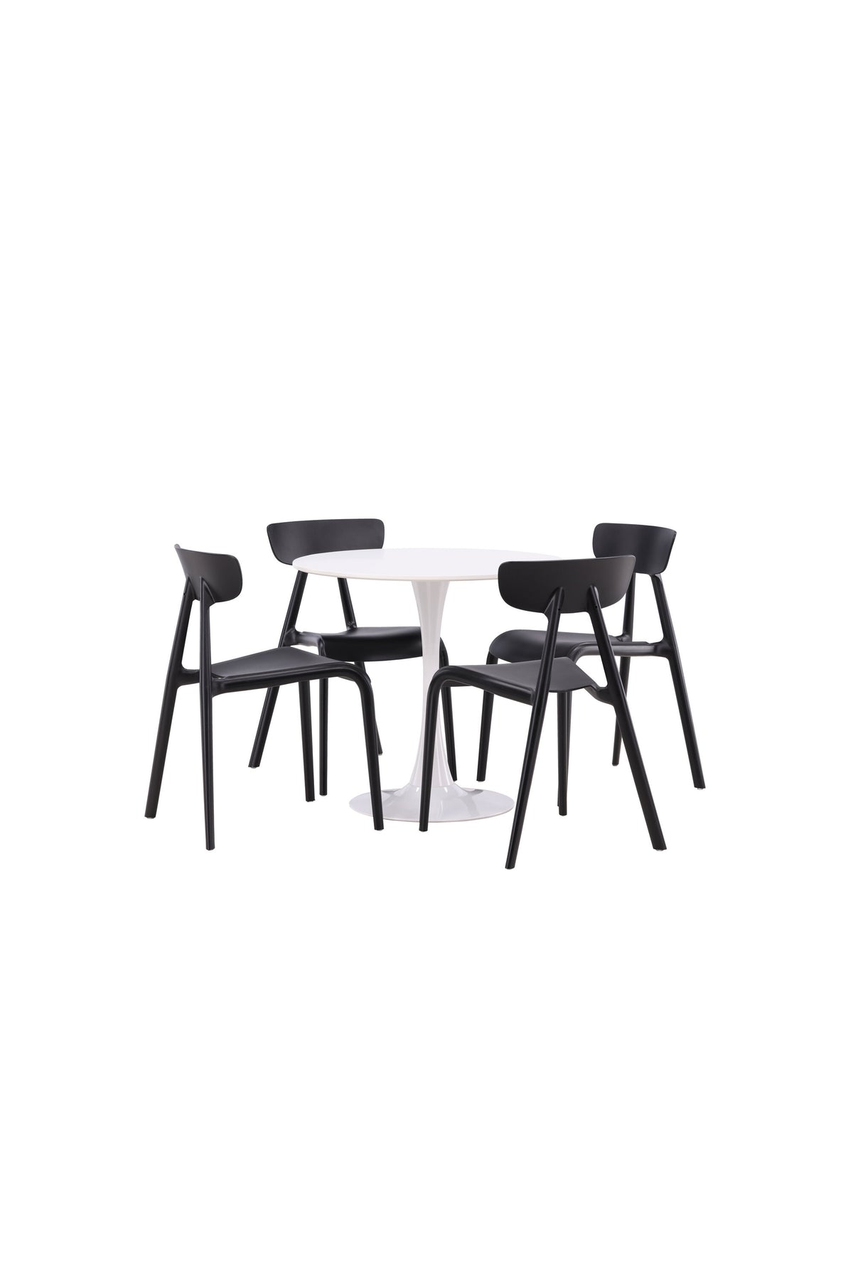 Hamden Esszimmerset + Ursholmen ⌀80cm/4St. in Schwarz präsentiert im Onlineshop von KAQTU Design AG. Esszimmerset ist von Venture Home