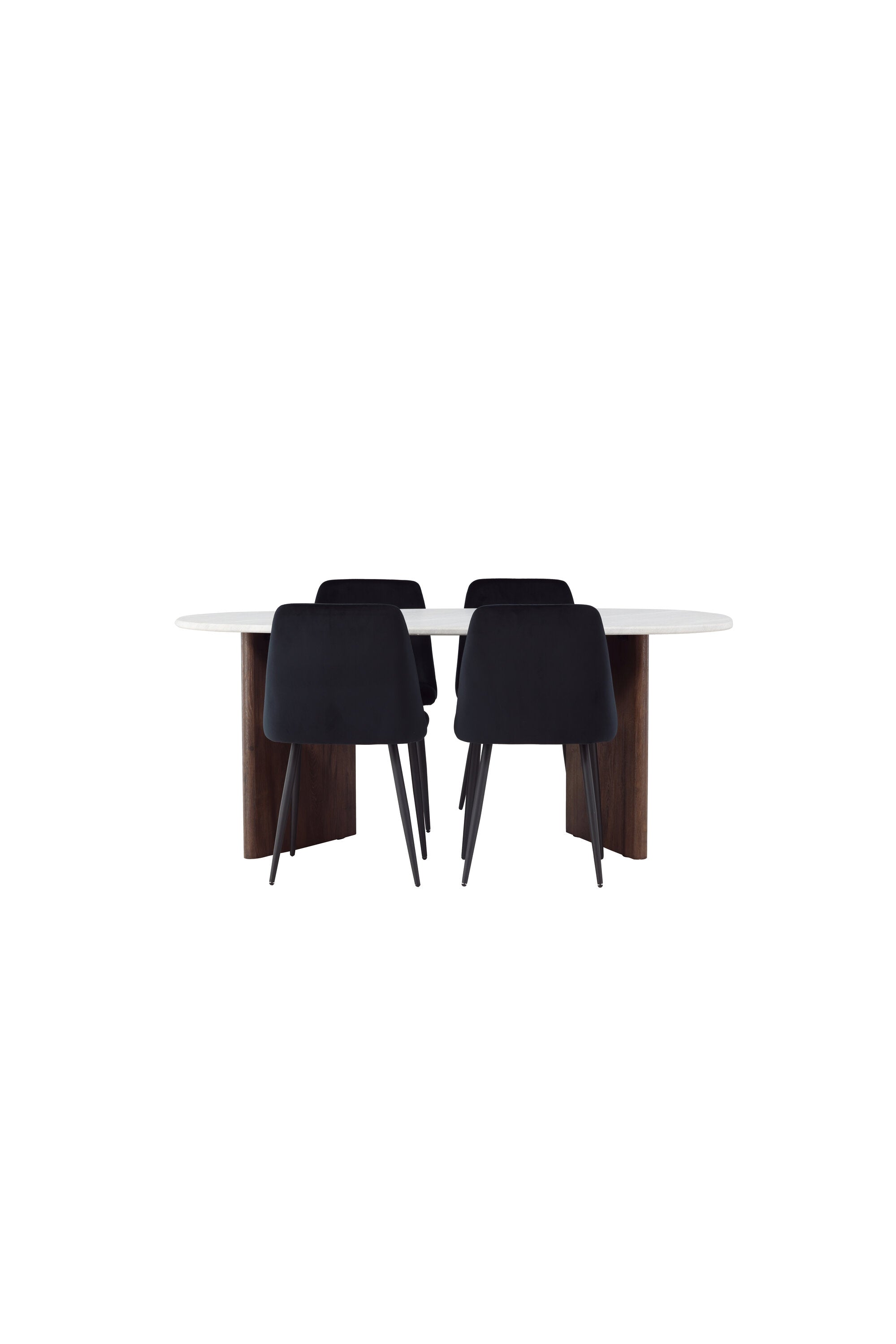 Grönvik Esszimmerset + Night 180cm/4St. in Schwarz präsentiert im Onlineshop von KAQTU Design AG. Esszimmerset ist von Venture Home