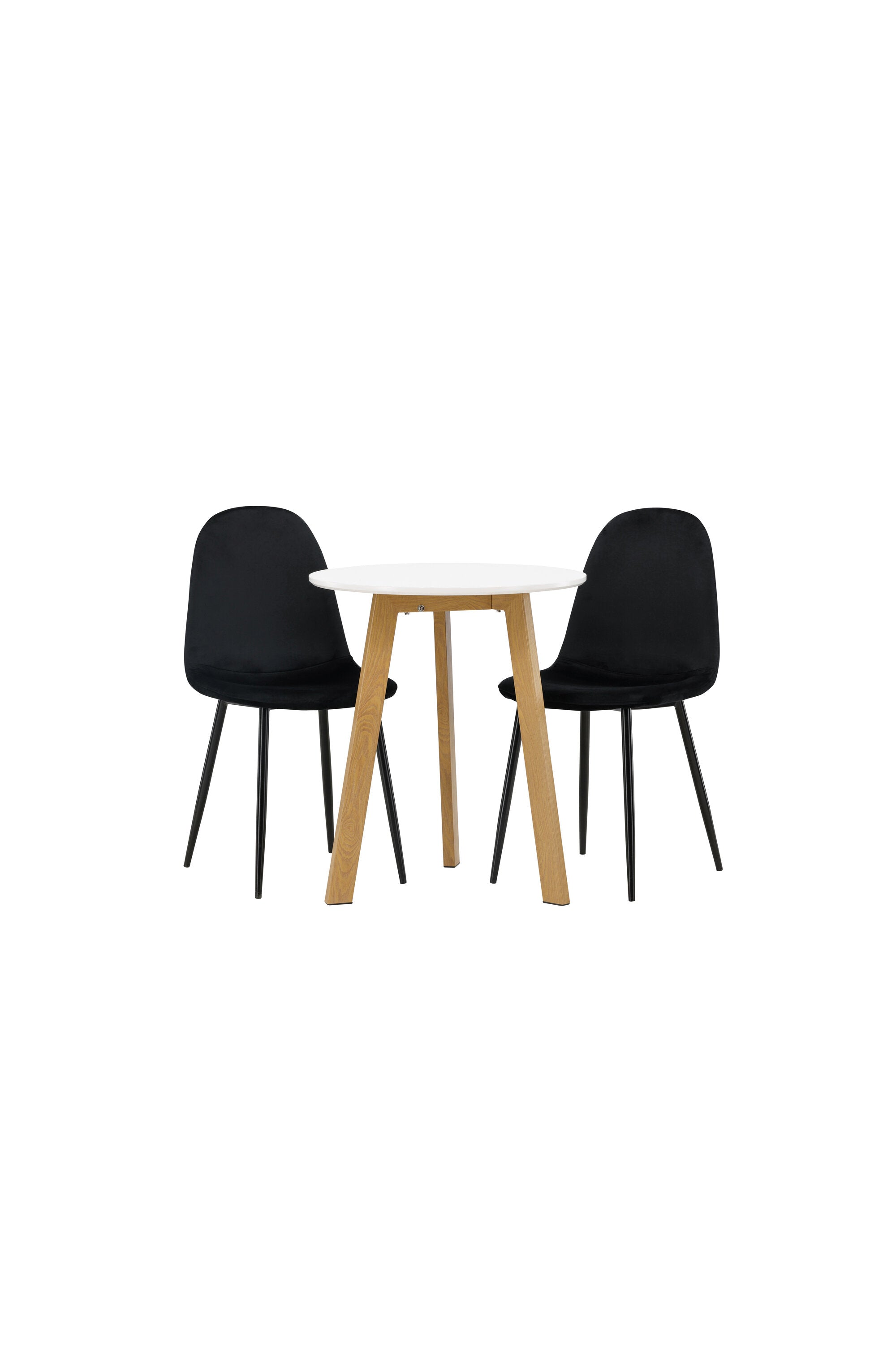 Leonora Esszimmerset + Polar ⌀65cm/2St. in Schwarz präsentiert im Onlineshop von KAQTU Design AG. Esszimmerset ist von Venture Home