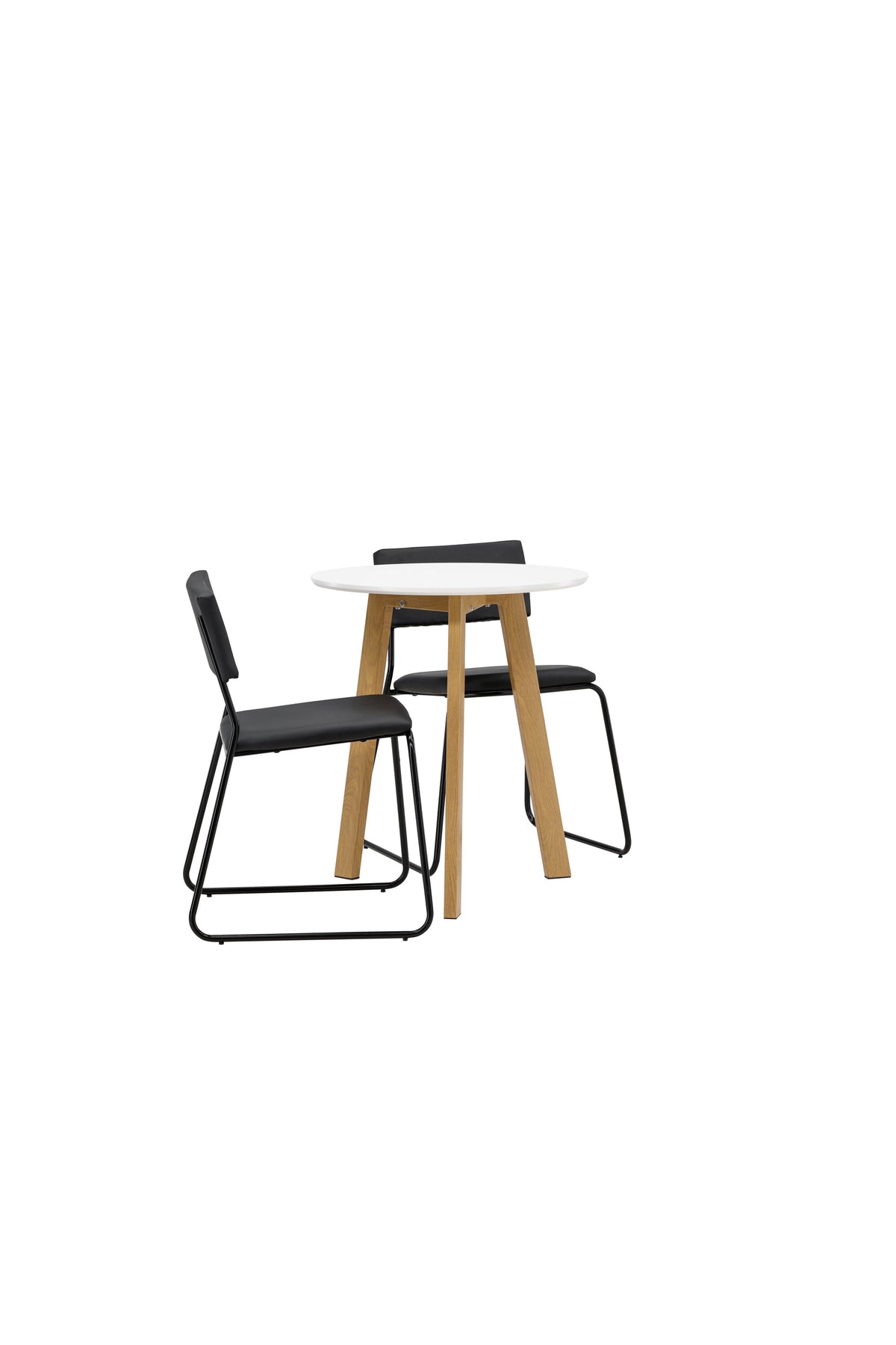 Leonora Esszimmerset + Kenth ⌀65cm/2St. in Schwarz präsentiert im Onlineshop von KAQTU Design AG. Esszimmerset ist von Venture Home