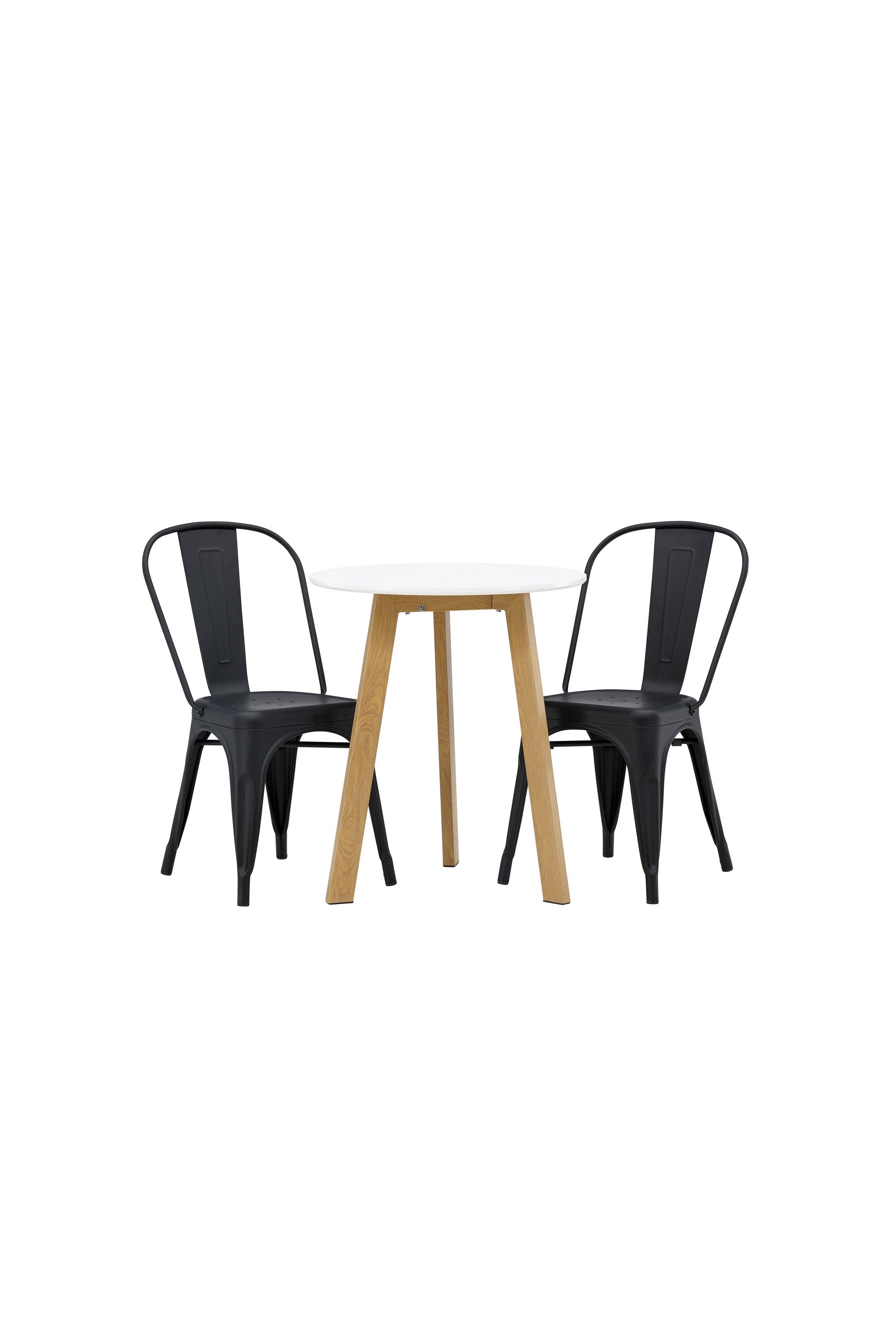 Leonora Esstisch in Schwarz präsentiert im Onlineshop von KAQTU Design AG. Esszimmerset ist von Venture Home
