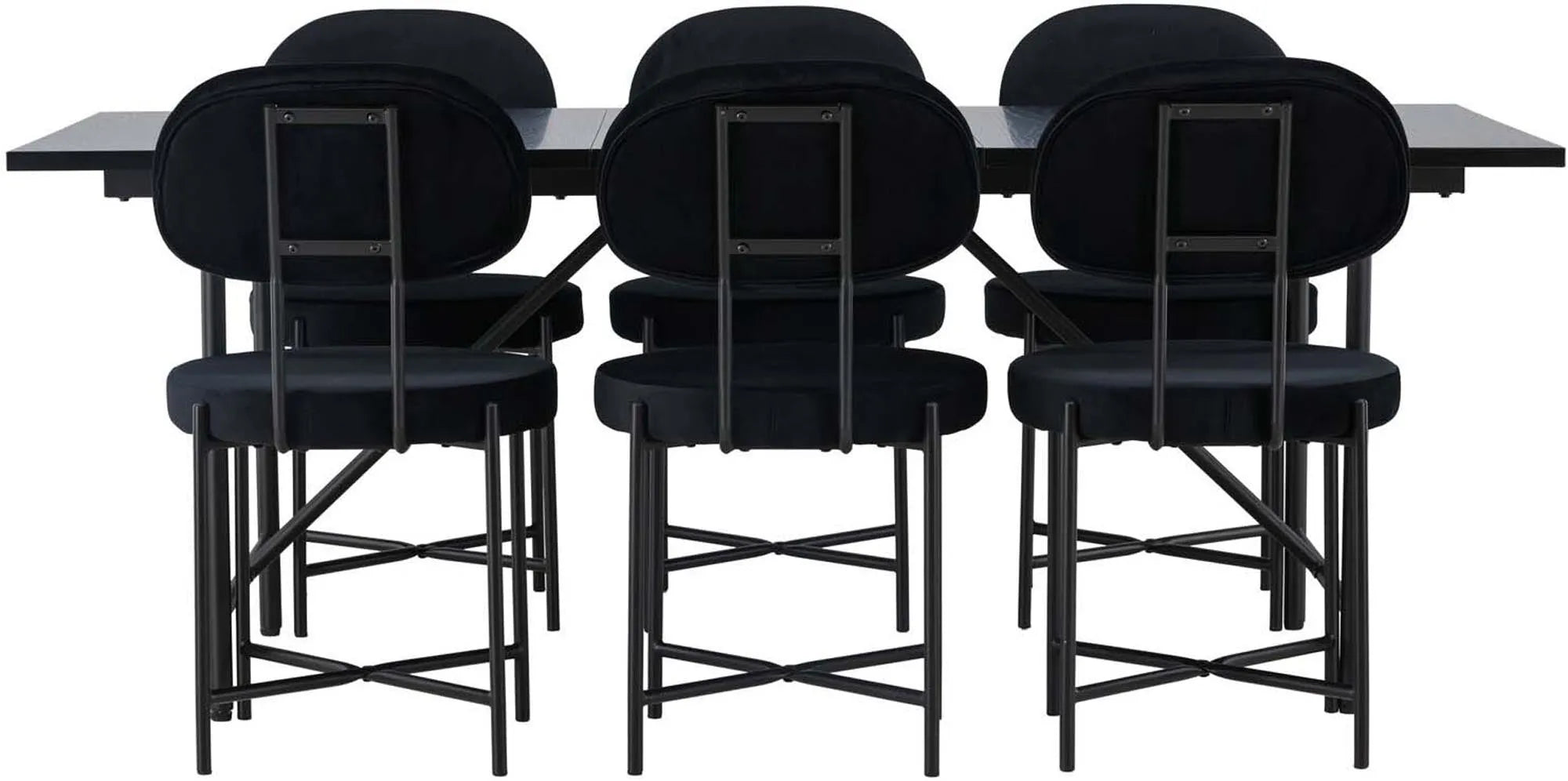 Elegantes Astrid Esszimmerset 200cm mit 6 Stühlen von Venture Home.