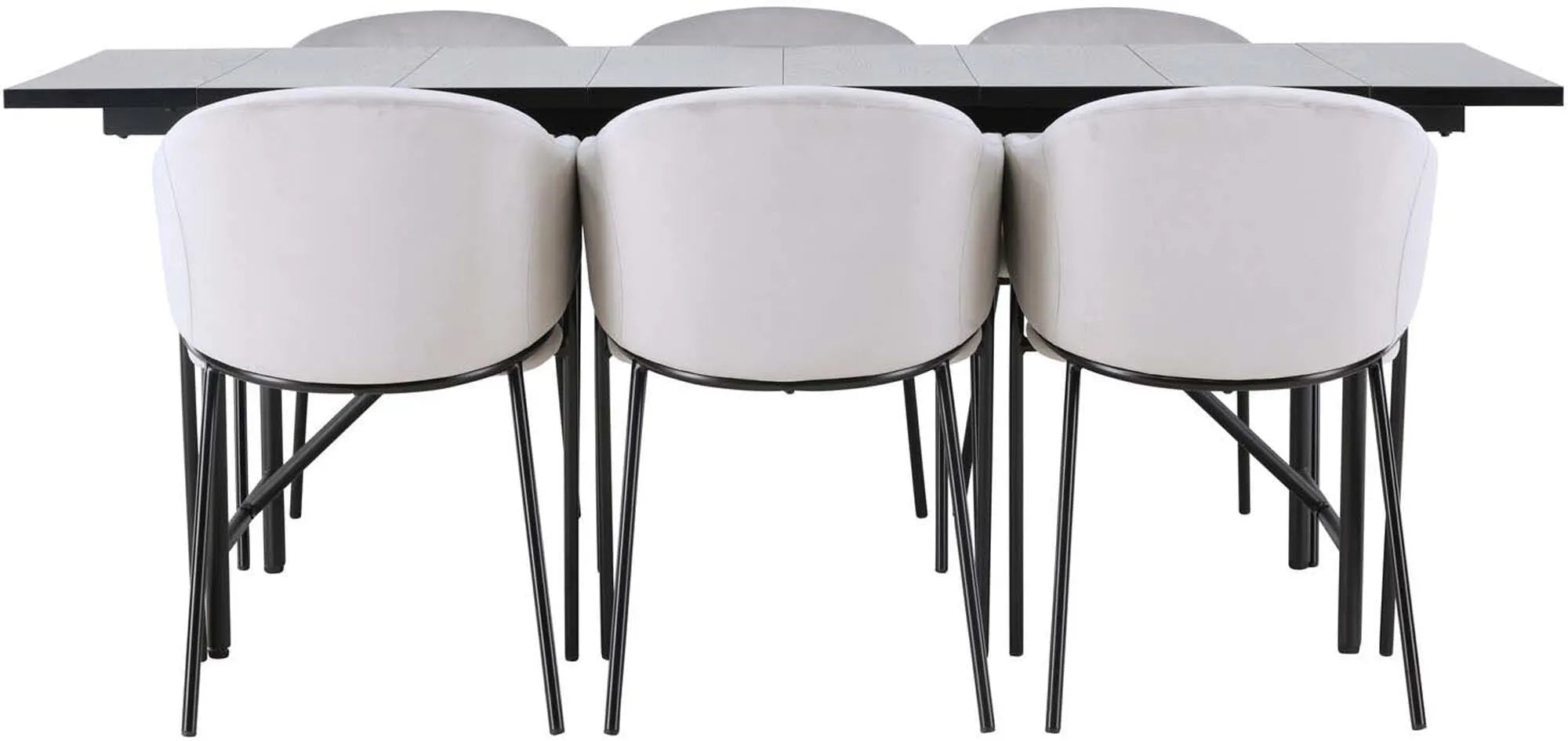 Elegantes Astrid Esszimmerset mit Evelina Tisch für 6 von Venture Home.