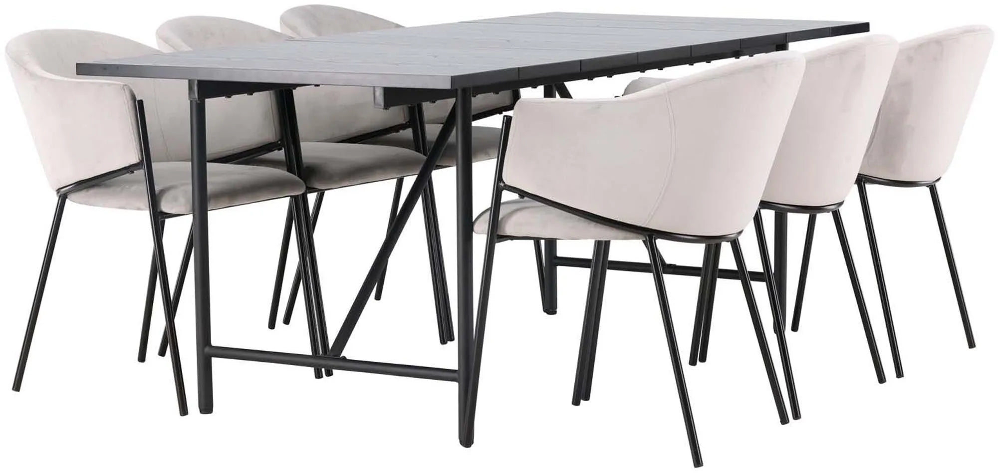 Modernes Esszimmerset Astrid + Evelina für zeitlose Eleganz.