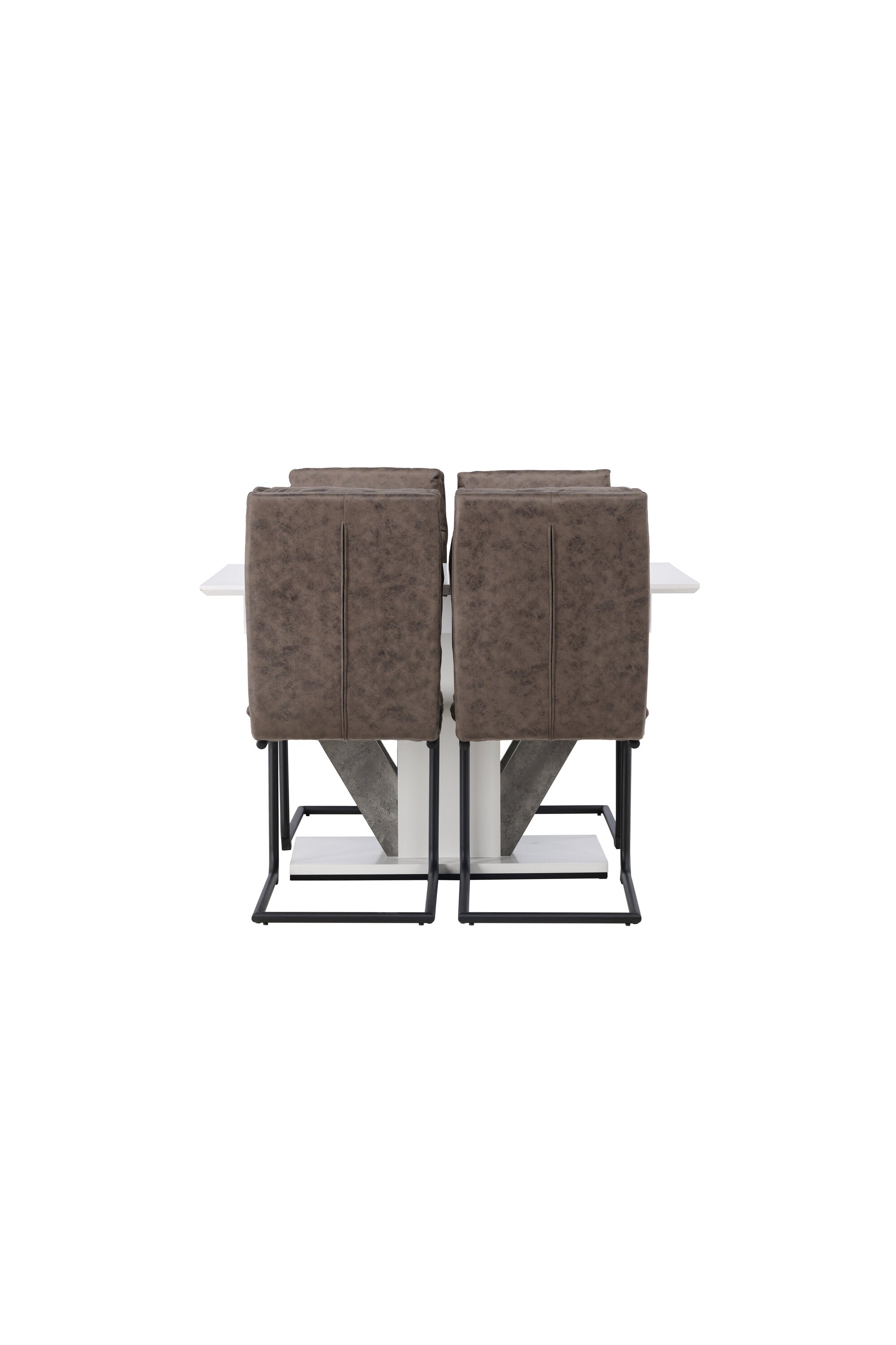 Disa Esszimmerset ausziehbar + Zizo 120cm/4St. in Schwarz Braun präsentiert im Onlineshop von KAQTU Design AG. Esszimmerset ist von Venture Home