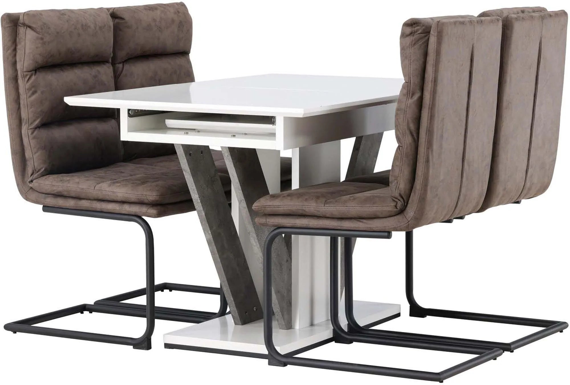 Venture Home Disa Set: Stilvolles, erweiterbares Esszimmermöbel.