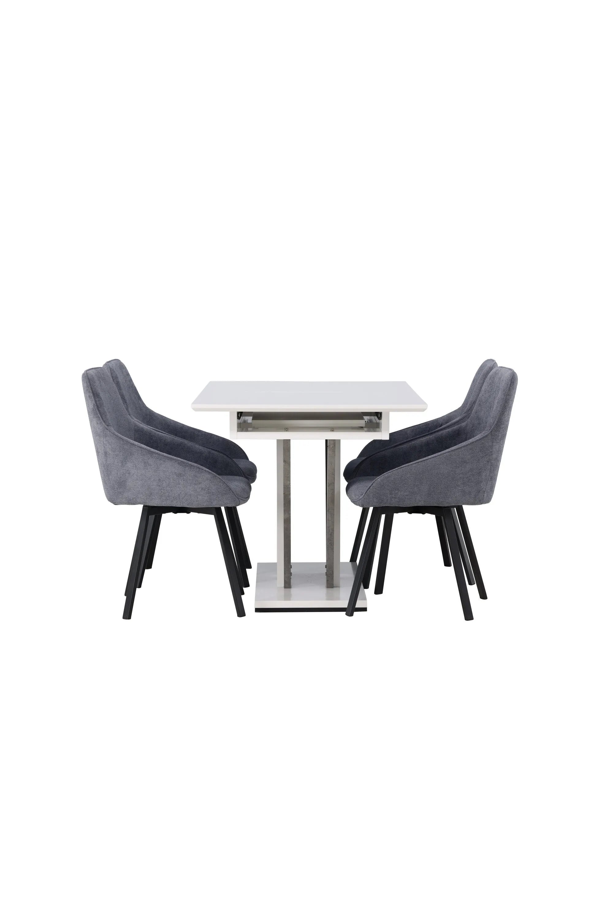 Elegantes Esszimmer Set Disa mit bequemen Rosie Stühlen von Venture.