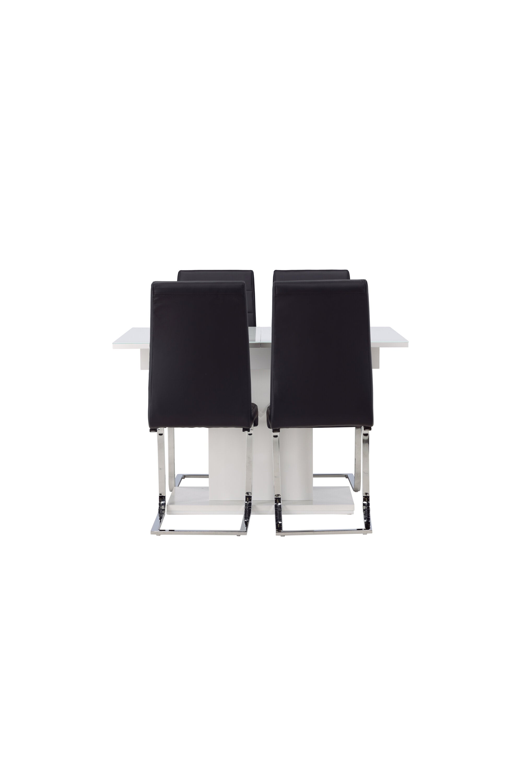 Pluto Esszimmerset ausziehbar + Tempo 120cm/4St. in Schwarzgrau präsentiert im Onlineshop von KAQTU Design AG. Esszimmerset ist von Venture Home