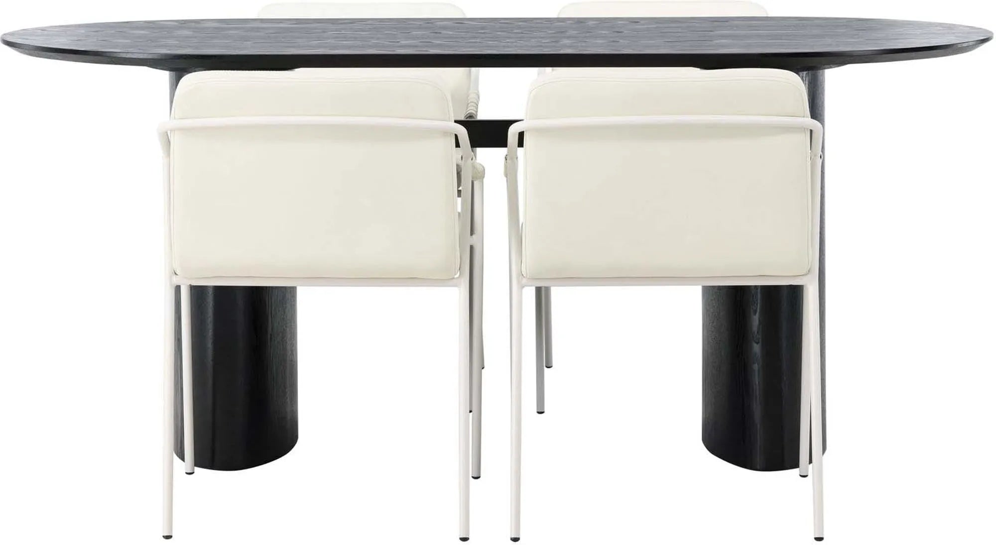 Modernes Isolde Esszimmerset: 180cm Tisch mit 4 Stühlen von Venture.