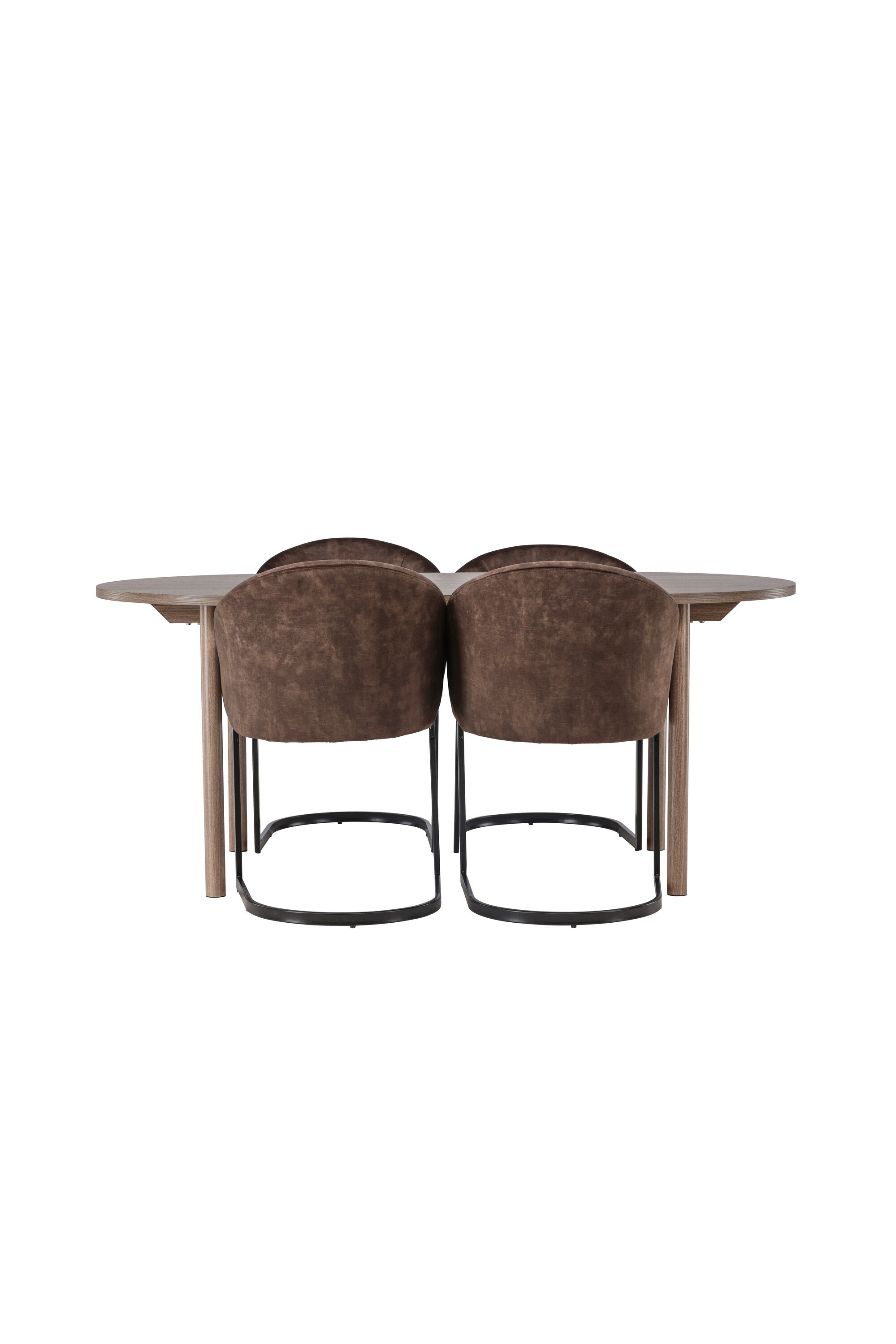 Andy Esszimmerset + Evening 180cm/4St. in Schwarz Braun präsentiert im Onlineshop von KAQTU Design AG. Esszimmerset ist von Venture Home