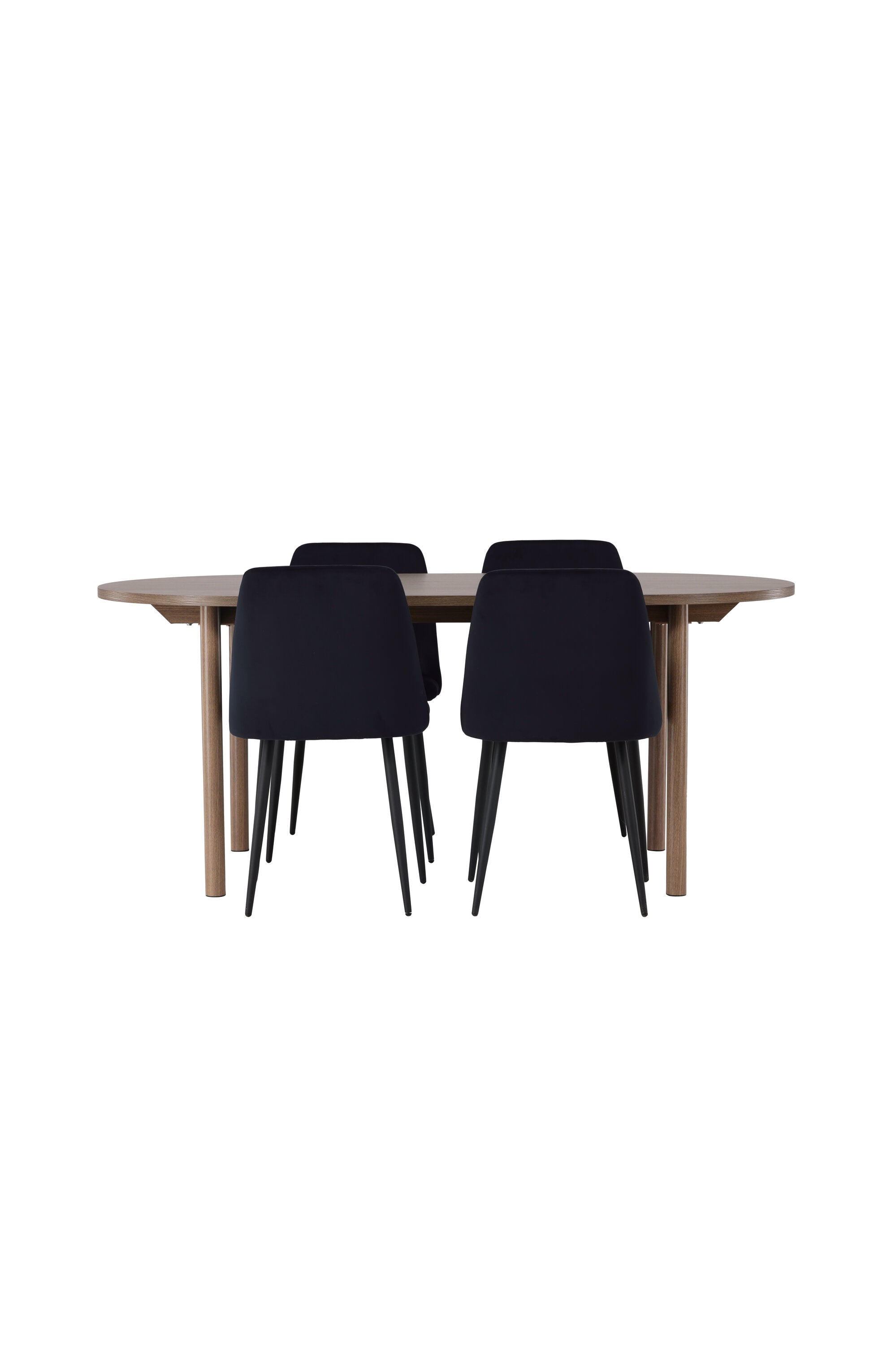 Andy Esszimmerset + Night 180cm/4St. in Schwarz präsentiert im Onlineshop von KAQTU Design AG. Esszimmerset ist von Venture Home