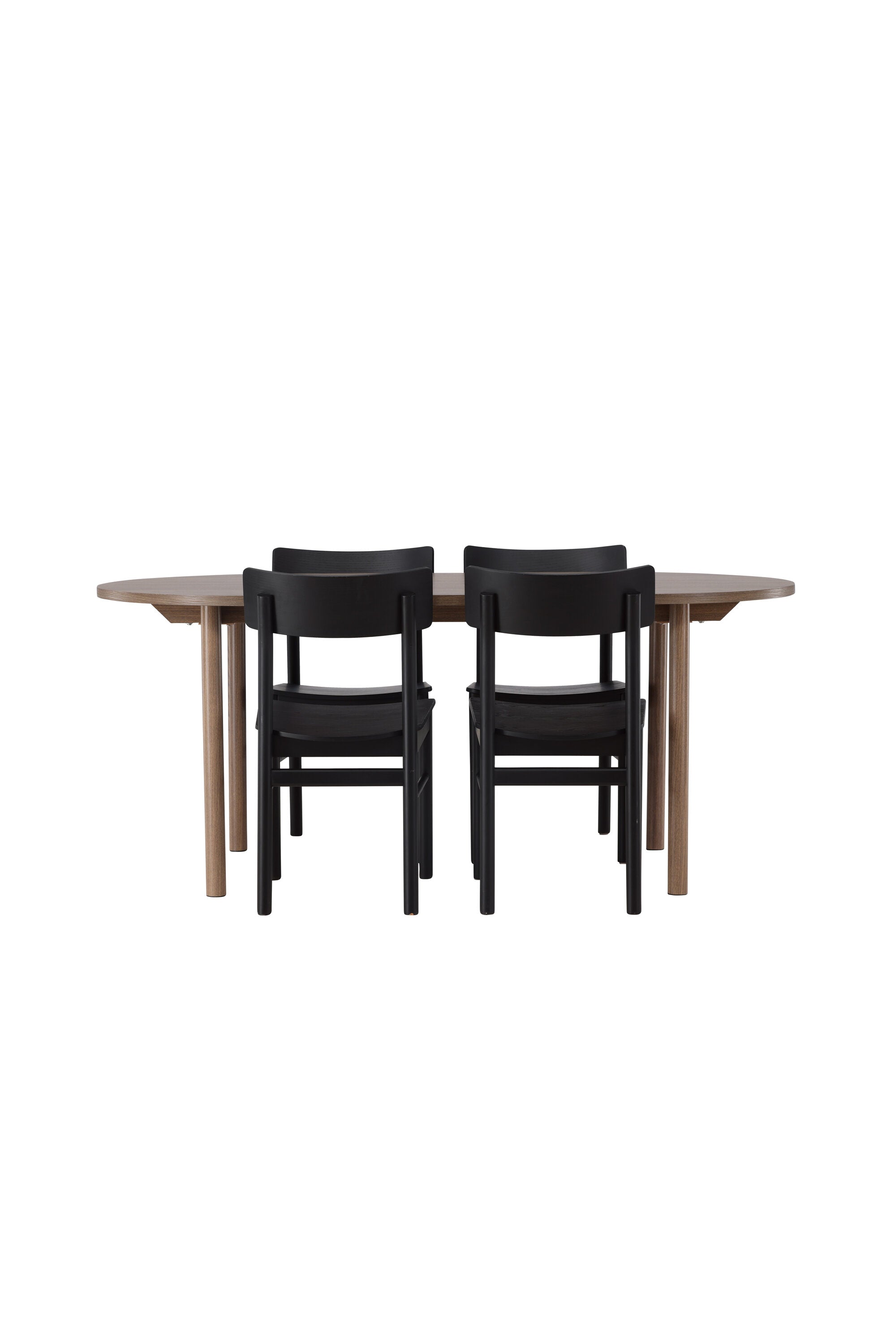Andy Esszimmerset + Montros 180cm/4St. in Schwarz präsentiert im Onlineshop von KAQTU Design AG. Esszimmerset ist von Venture Home
