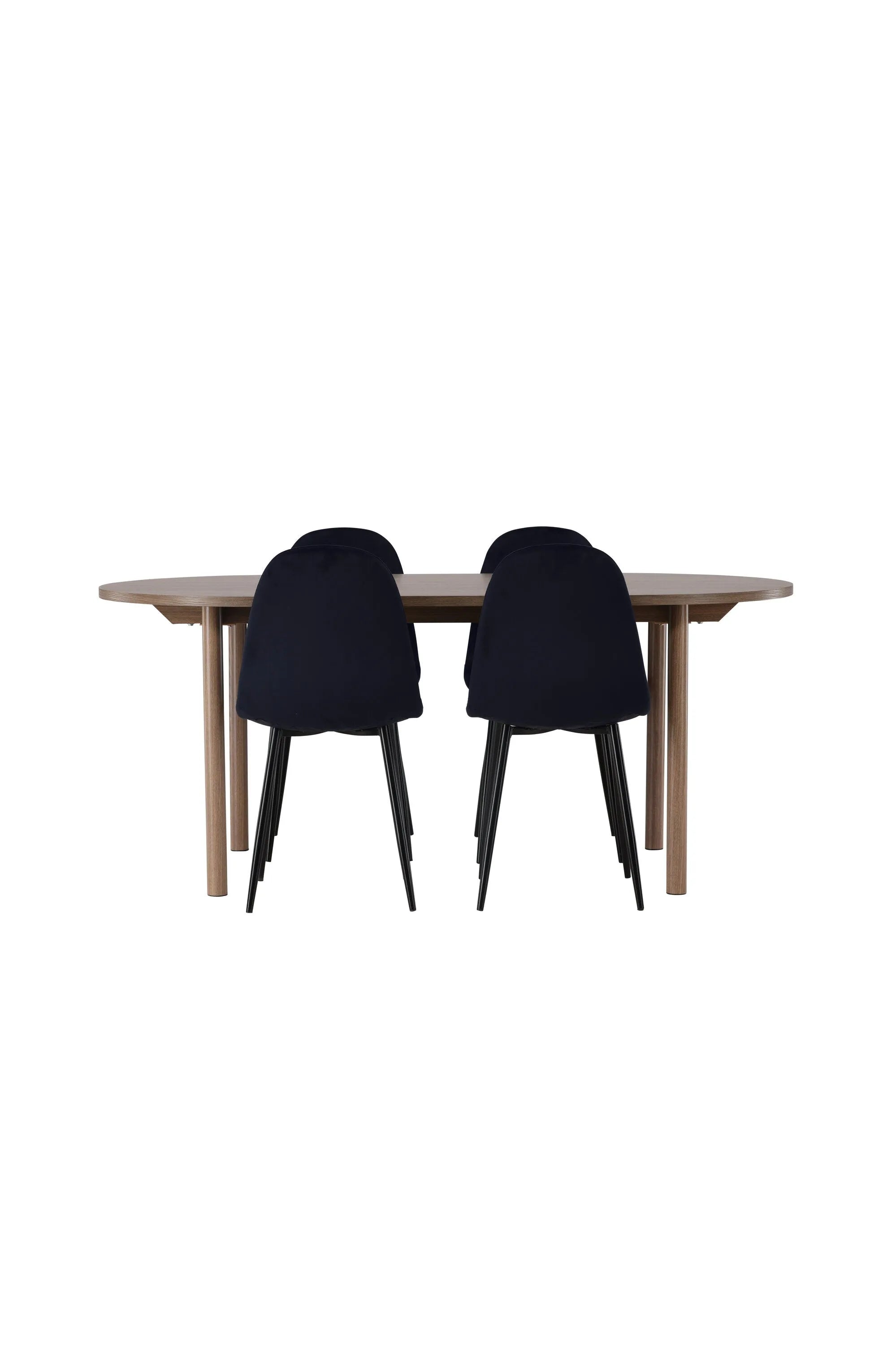 Esszimmer Set Andy: Modernes Design trifft auf bequeme Polar Stühle.
