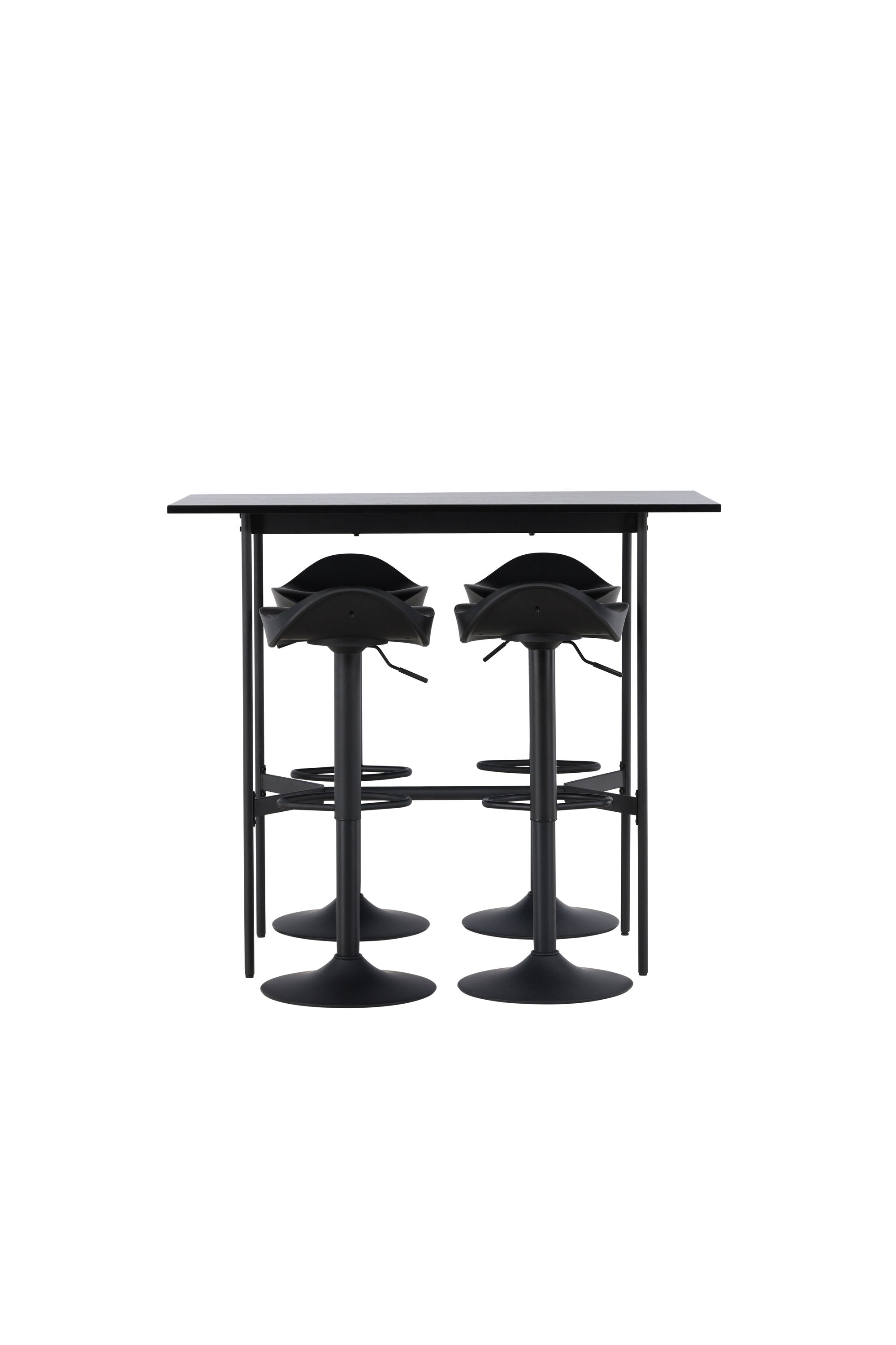Barset Rax + Adesto 120cm/4St. in Schwarz präsentiert im Onlineshop von KAQTU Design AG. Bartischset ist von Venture Home