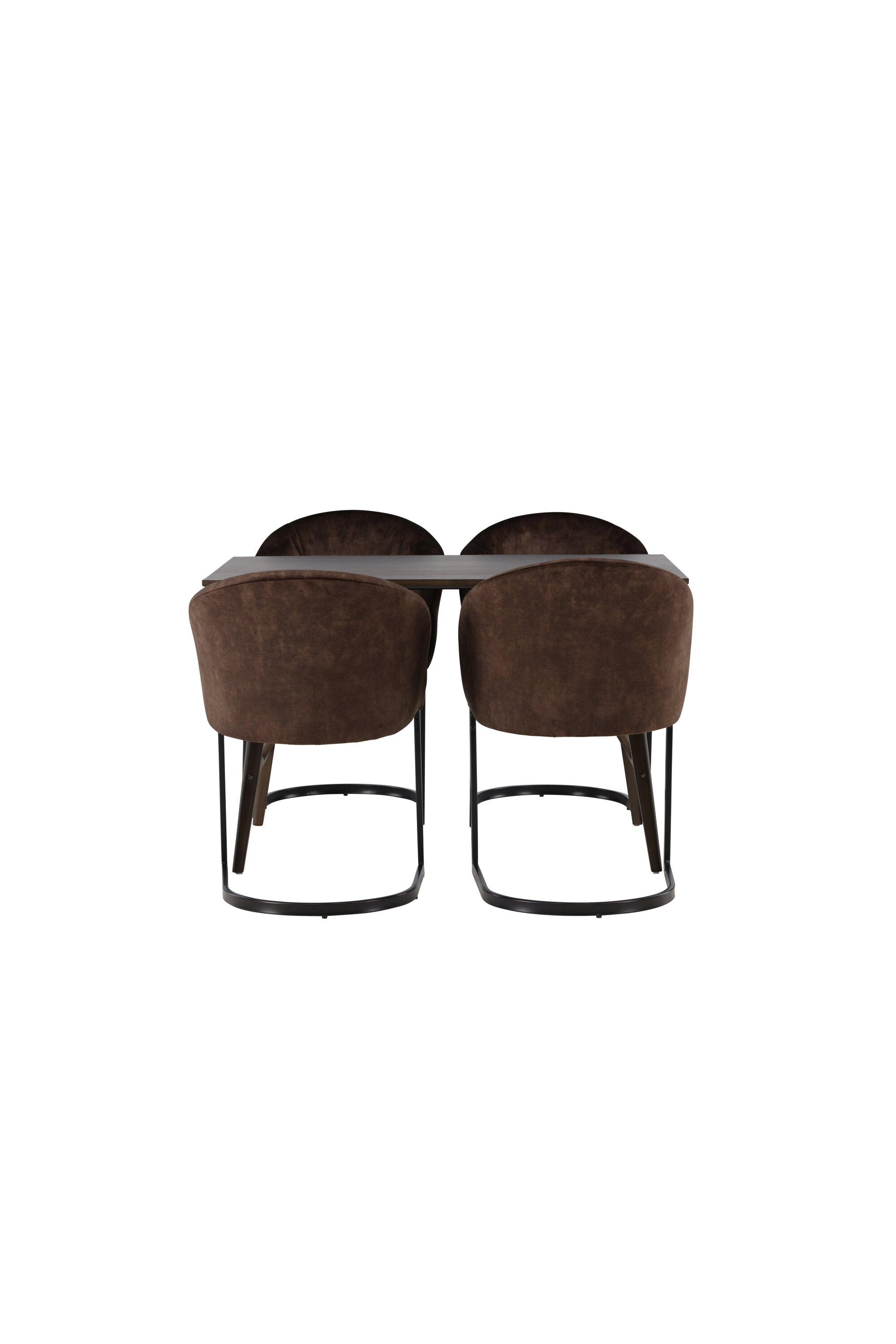 Kaseindon Esszimmerset + Evening 120cm/4St. in Schwarz Braun präsentiert im Onlineshop von KAQTU Design AG. Esszimmerset ist von Venture Home