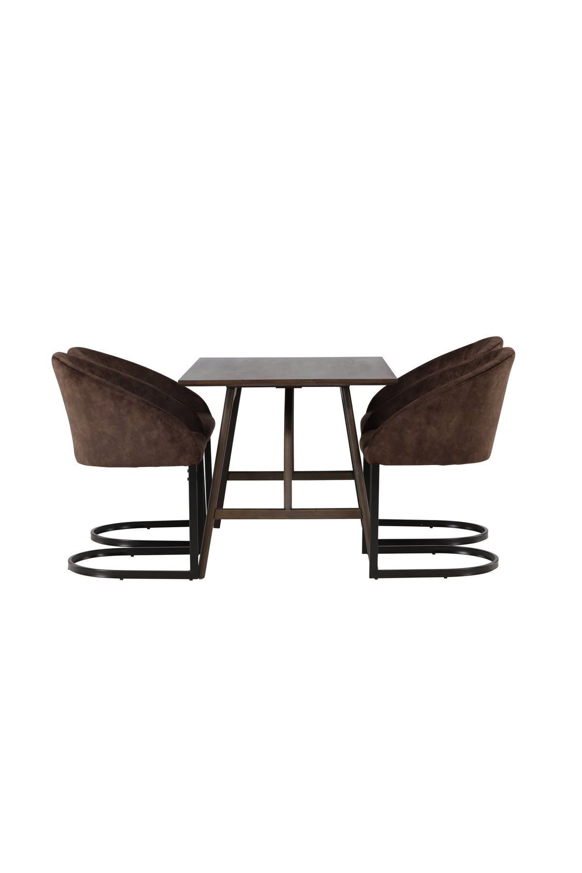 Kaseindon Esszimmerset + Evening 120cm/4St. in Schwarz Braun präsentiert im Onlineshop von KAQTU Design AG. Esszimmerset ist von Venture Home