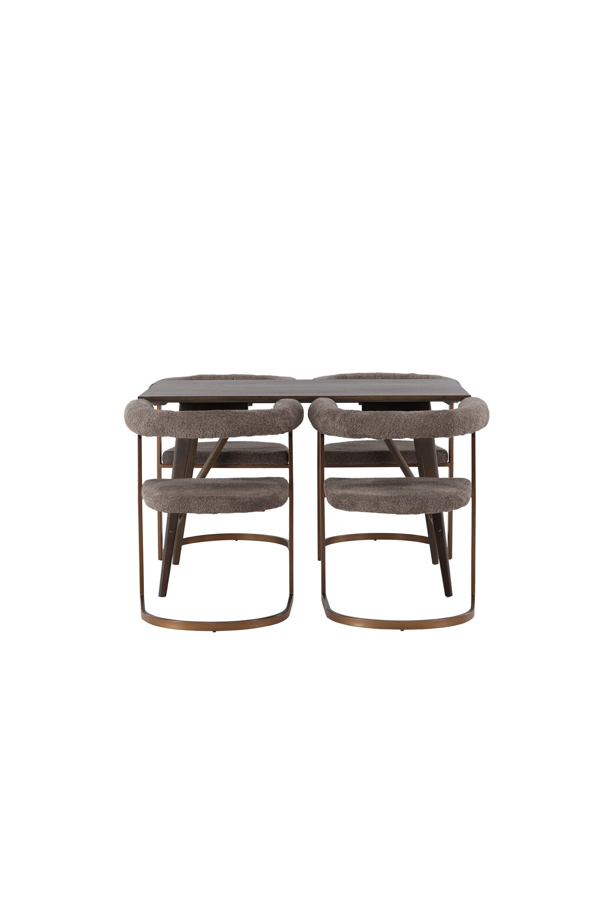 Kaseindon Esszimmerset + Morning 120cm/4St. in Braun-grau präsentiert im Onlineshop von KAQTU Design AG. Esszimmerset ist von Venture Home